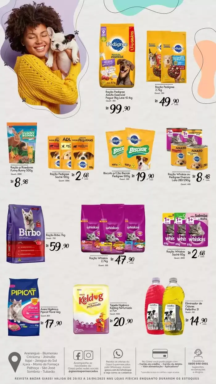 Encarte de Bazar Giassi 20 de março até 16 de abril 2025 - Pagina 10