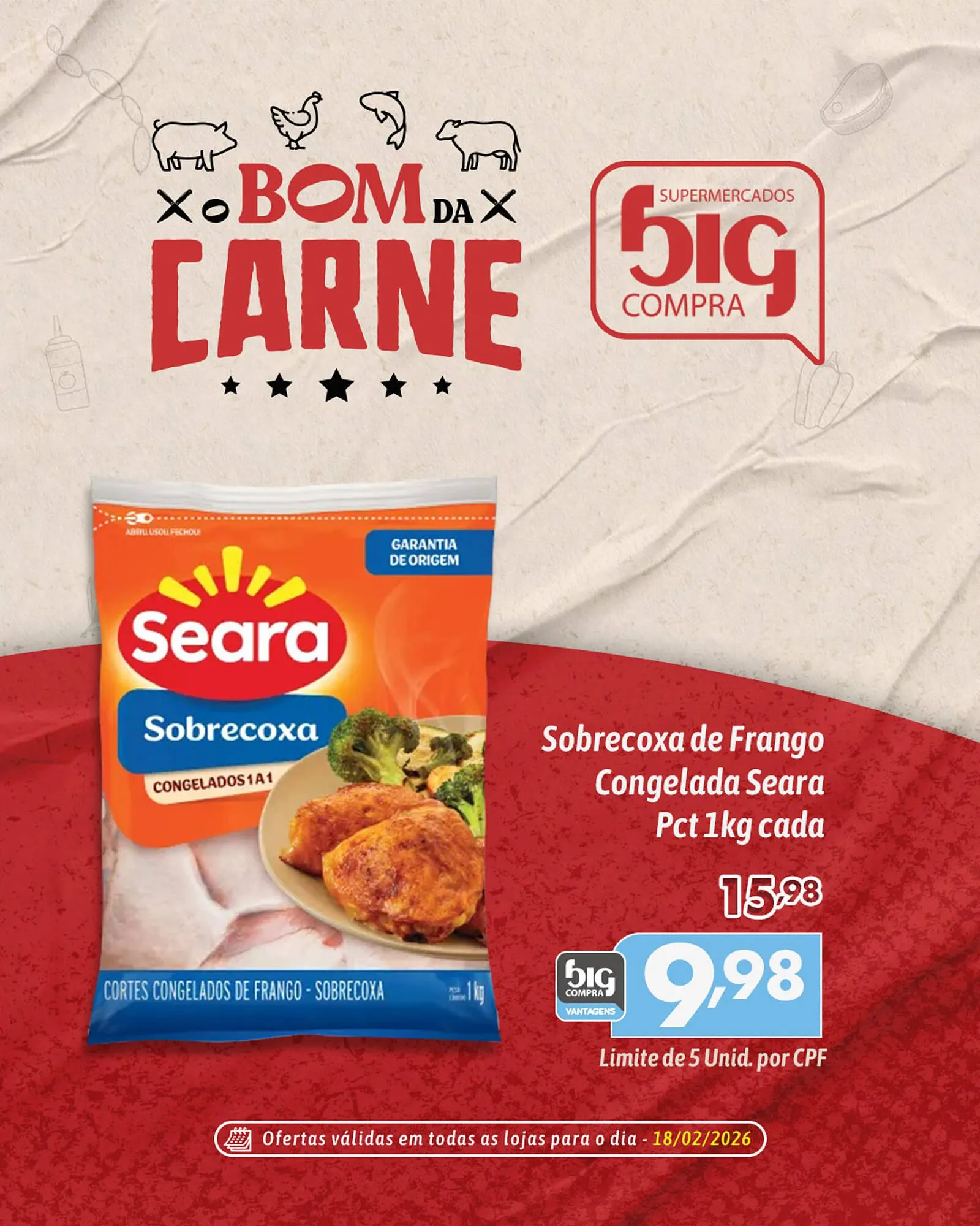 Encarte de Catálogo Supermercados Big Compra 18 de fevereiro até 18 de fevereiro 2026 - Pagina 2