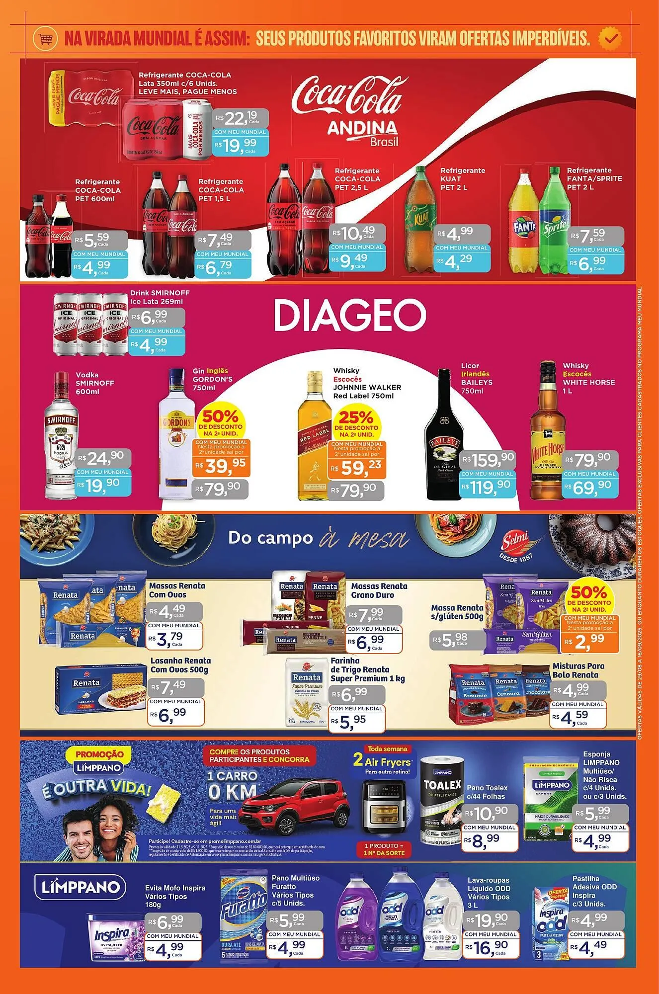 Encarte de Catálogo Supermercados Mundial 29 de agosto até 16 de setembro 2025 - Pagina 2