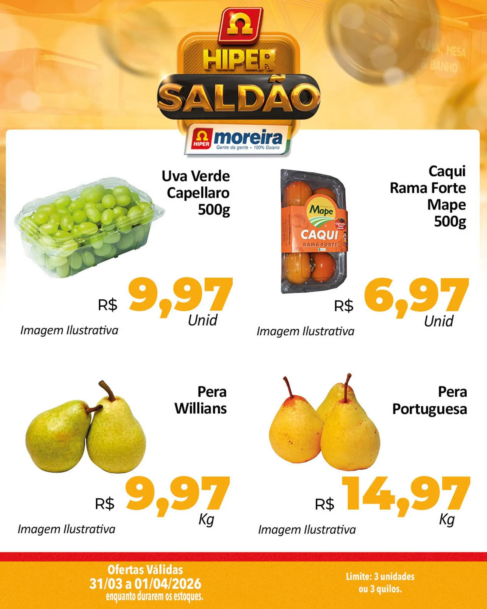 Encarte de Catálogo Hiper Moreira 31 de março até 1 de abril 2026 - Pagina 3