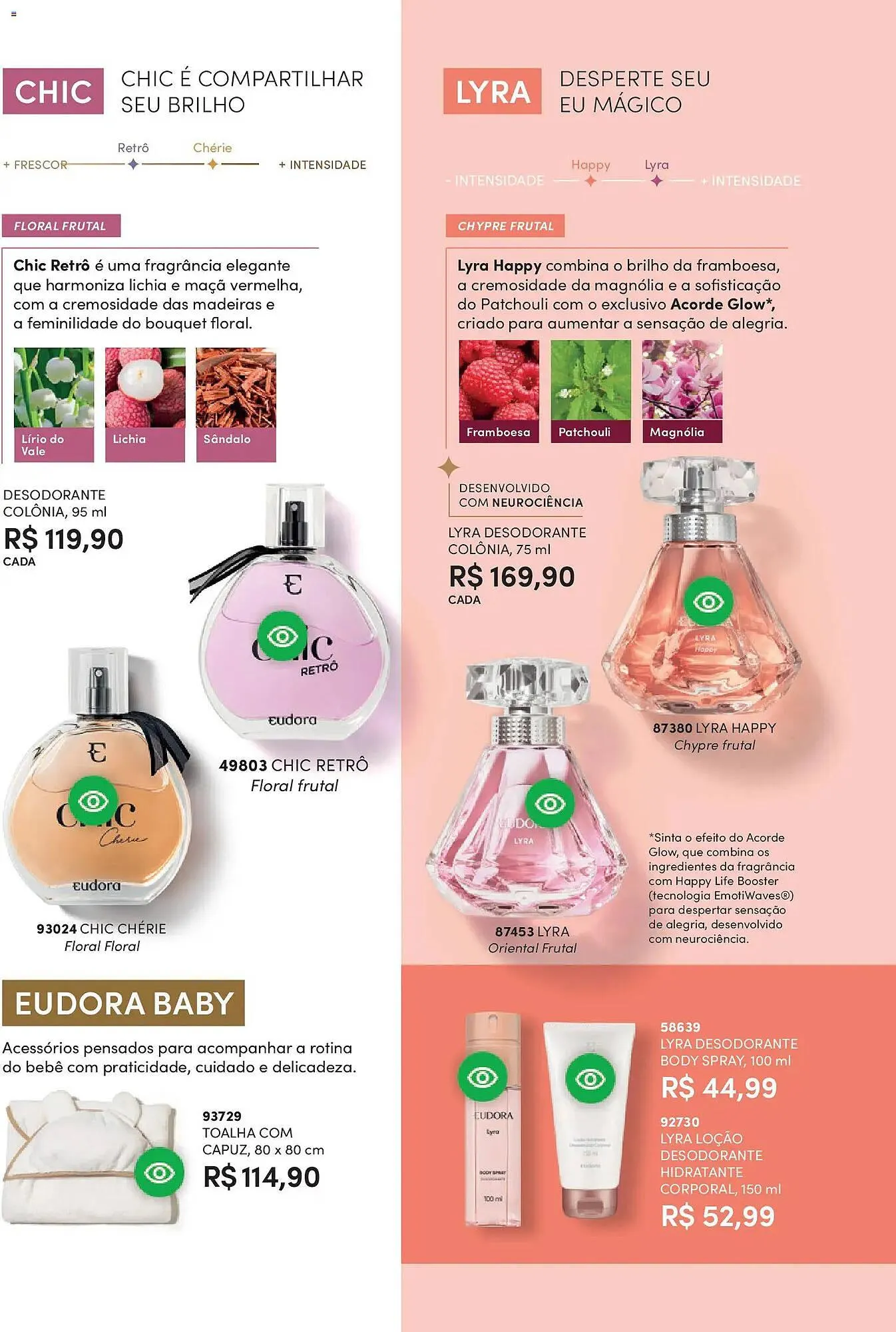 Encarte de Catálogo Eudora 23 de abril até 15 de junho 2026 - Pagina 56