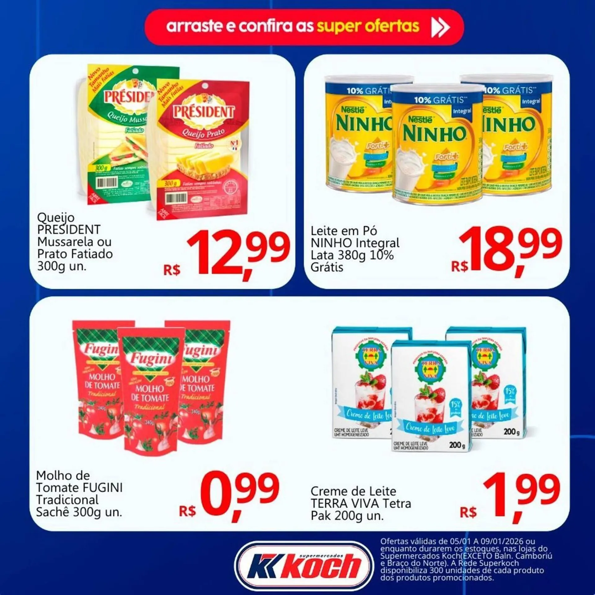 Encarte de Catálogo Supermercados Koch 6 de janeiro até 9 de janeiro 2026 - Pagina 4