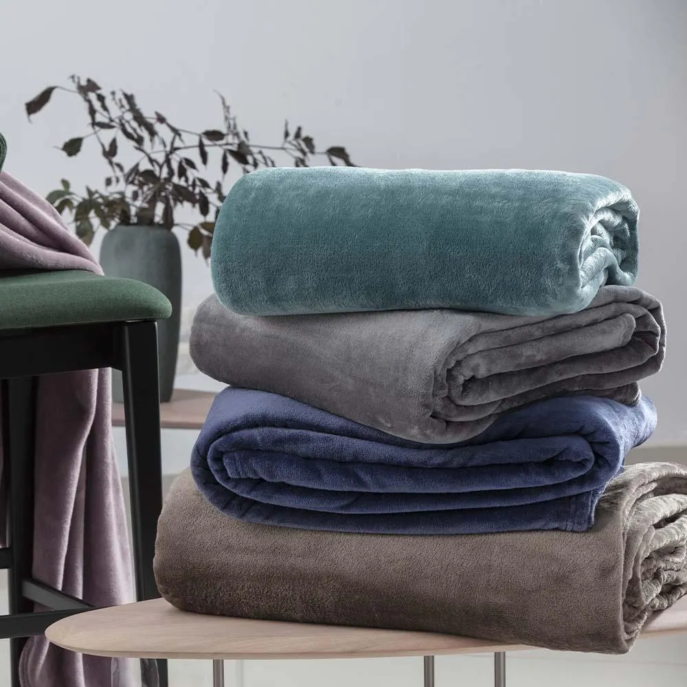 Cobertor Casal 180x220cm Turim 100% Poliéster Liso Sortido 70103600183714 - Corttex