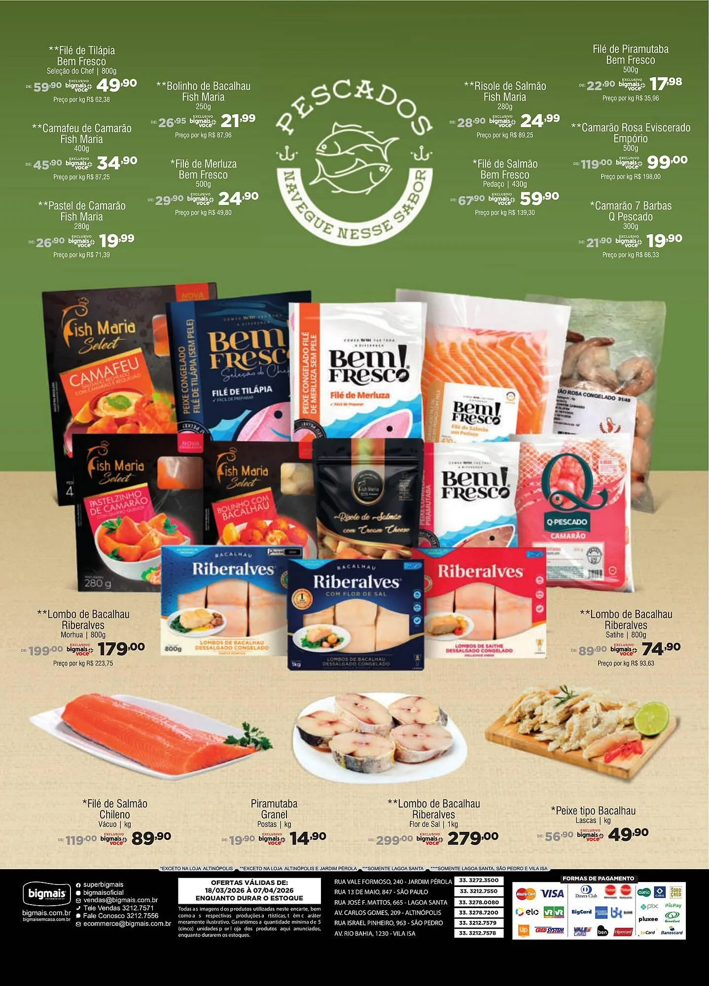 Encarte de Catálogo Big Mais Supermercados 18 de março até 7 de abril 2026 - Pagina 20