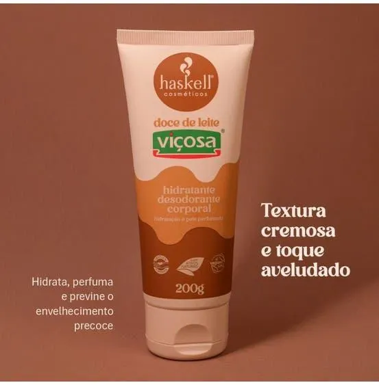 Hidratante Corpo Haskell Doce de Leite 200g