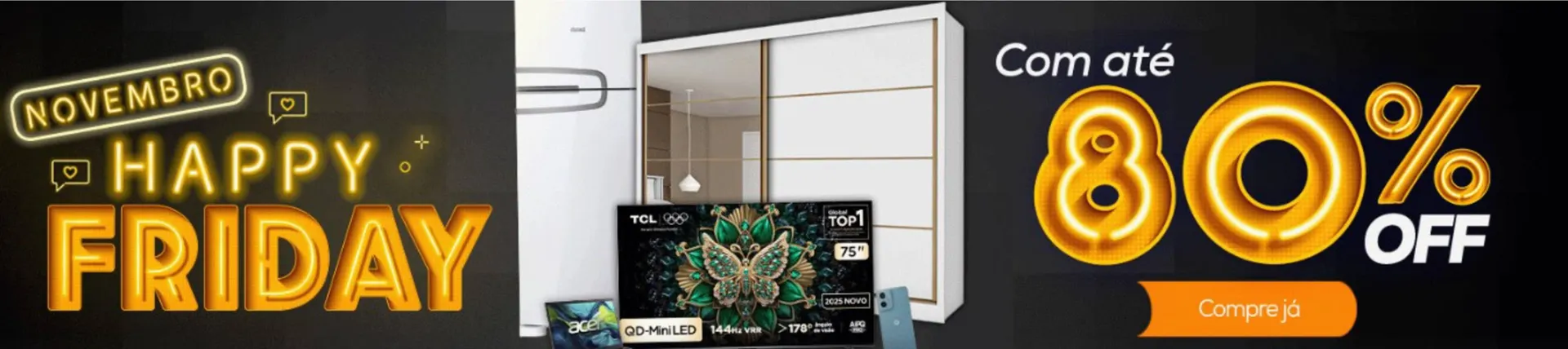 Encarte de Folheto Lojas Colombo 5 de novembro até 30 de novembro 2025 - Pagina 1