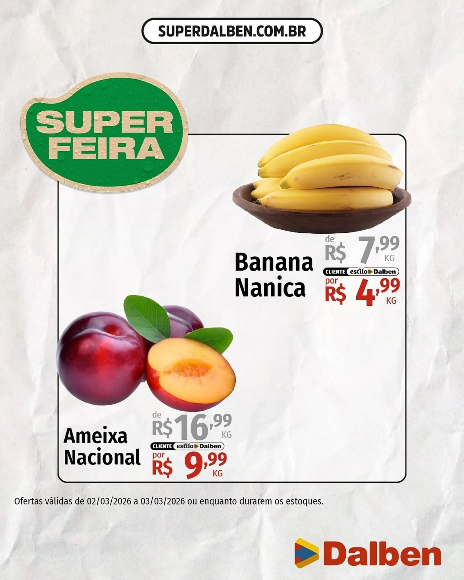 Encarte de Catálogo Supermercado Dalben 2 de março até 3 de março 2026 - Pagina 3
