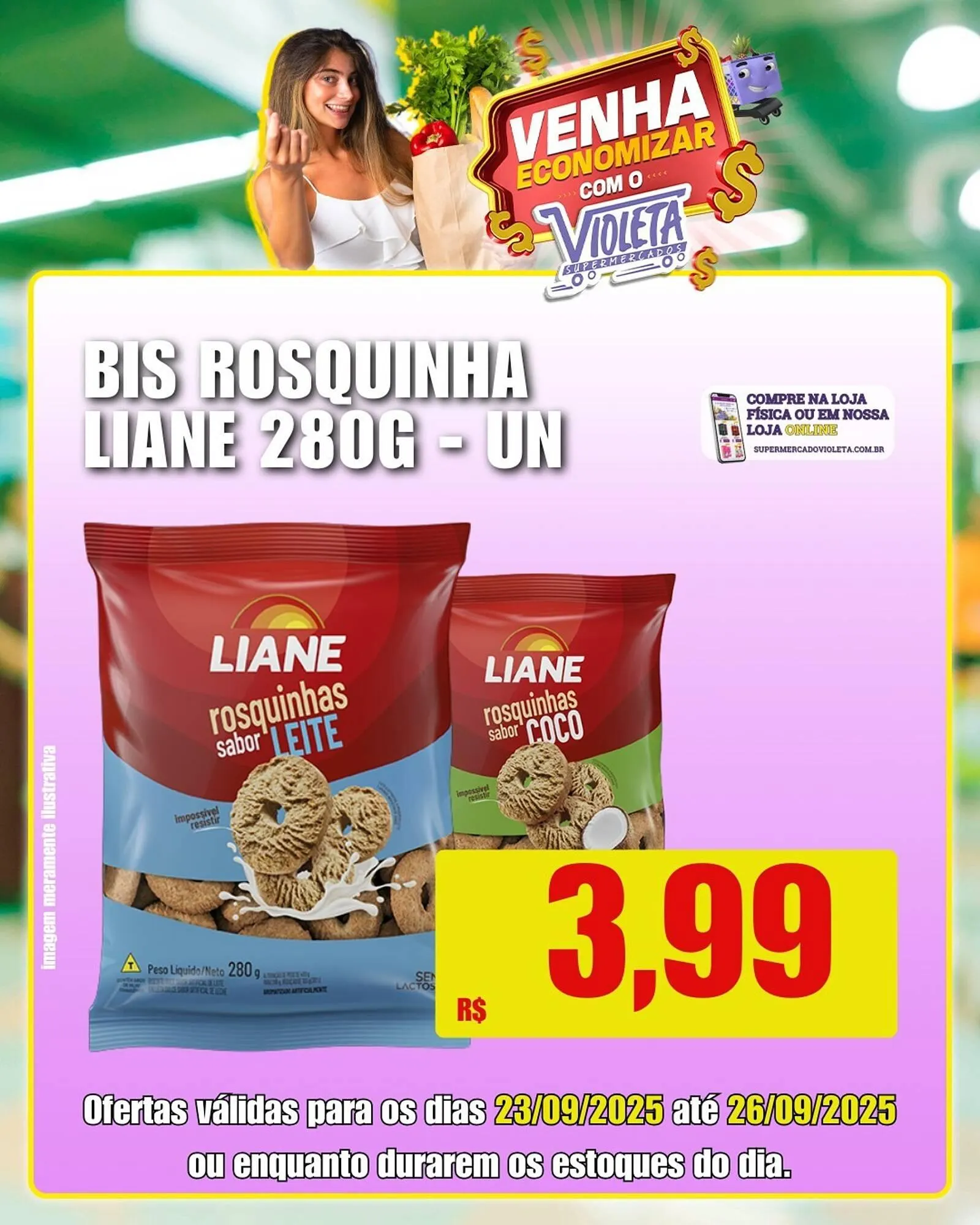Encarte de Catálogo Violeta Supermercados 23 de setembro até 26 de setembro 2025 - Pagina 5