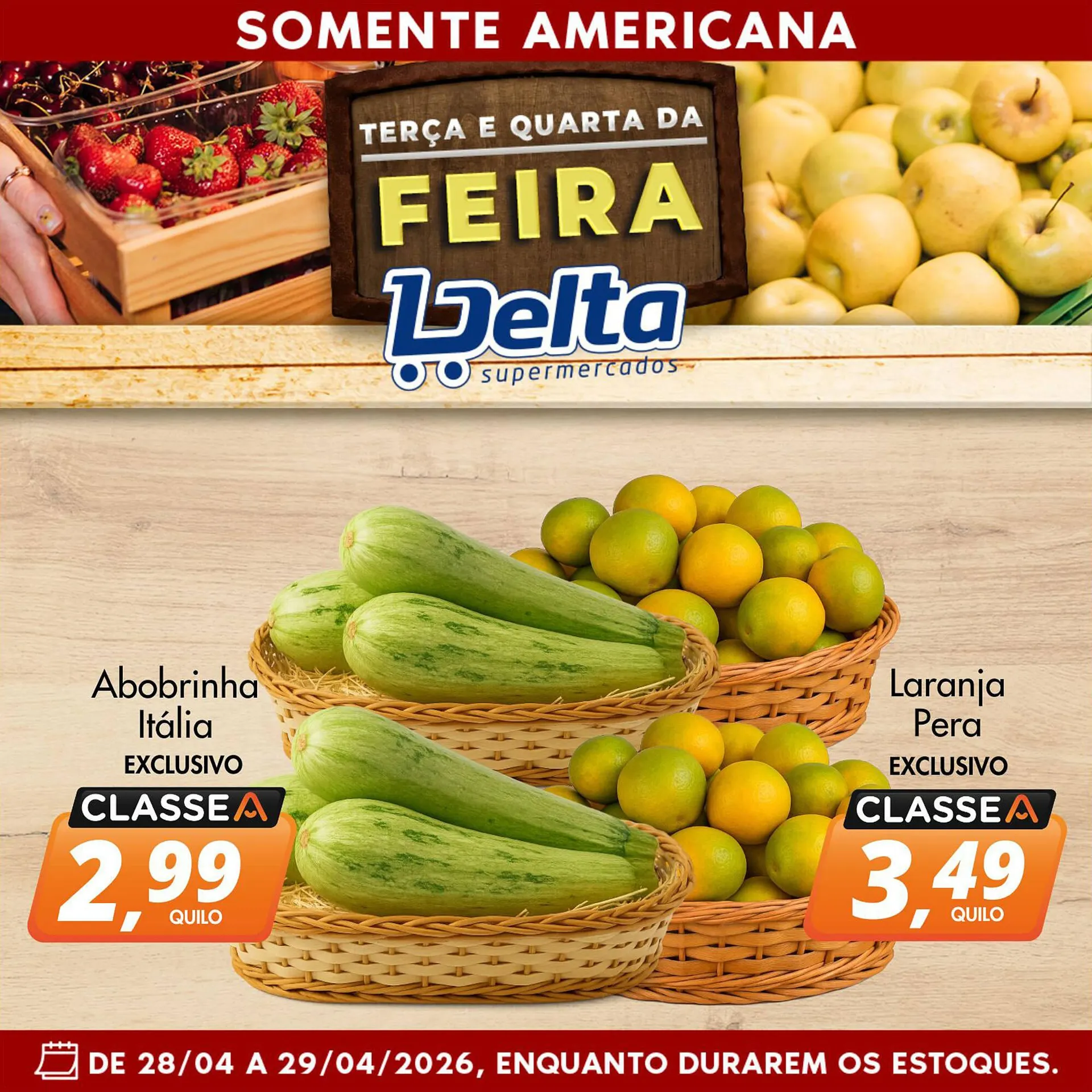 Encarte de Catálogo Delta Supermercados 28 de abril até 29 de abril 2026 - Pagina 1