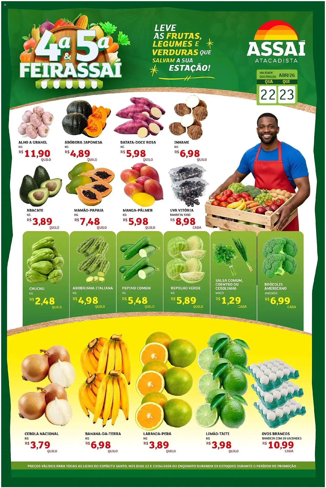 Encarte de Encarte Assaí Atacadista 22 de abril até 23 de abril 2026 - Pagina 1