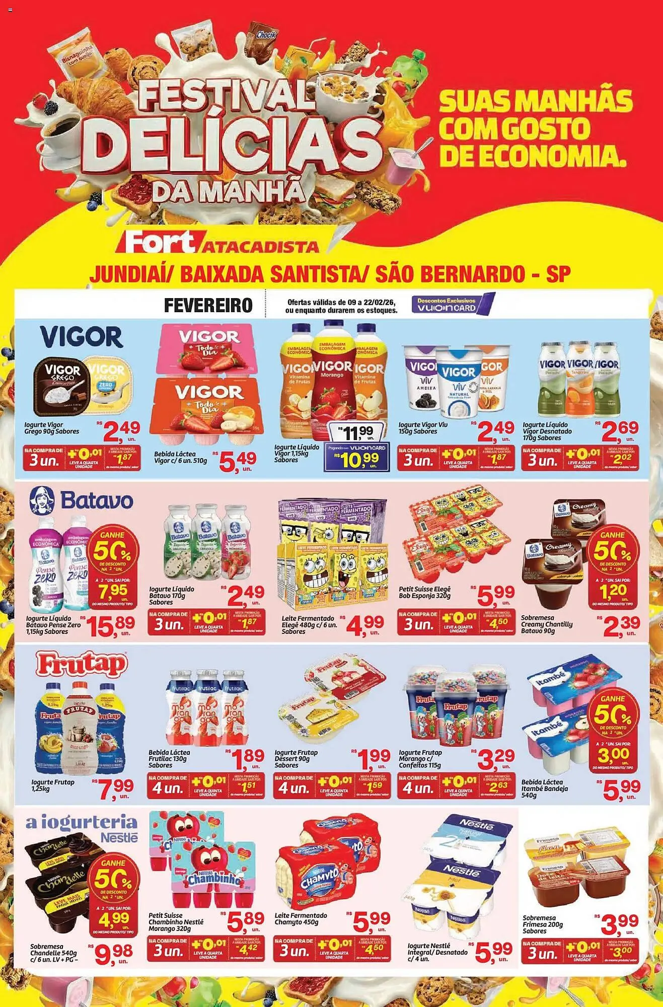 Encarte de Tabloide Fort Atacadista 9 de fevereiro até 22 de fevereiro 2026 - Pagina 1