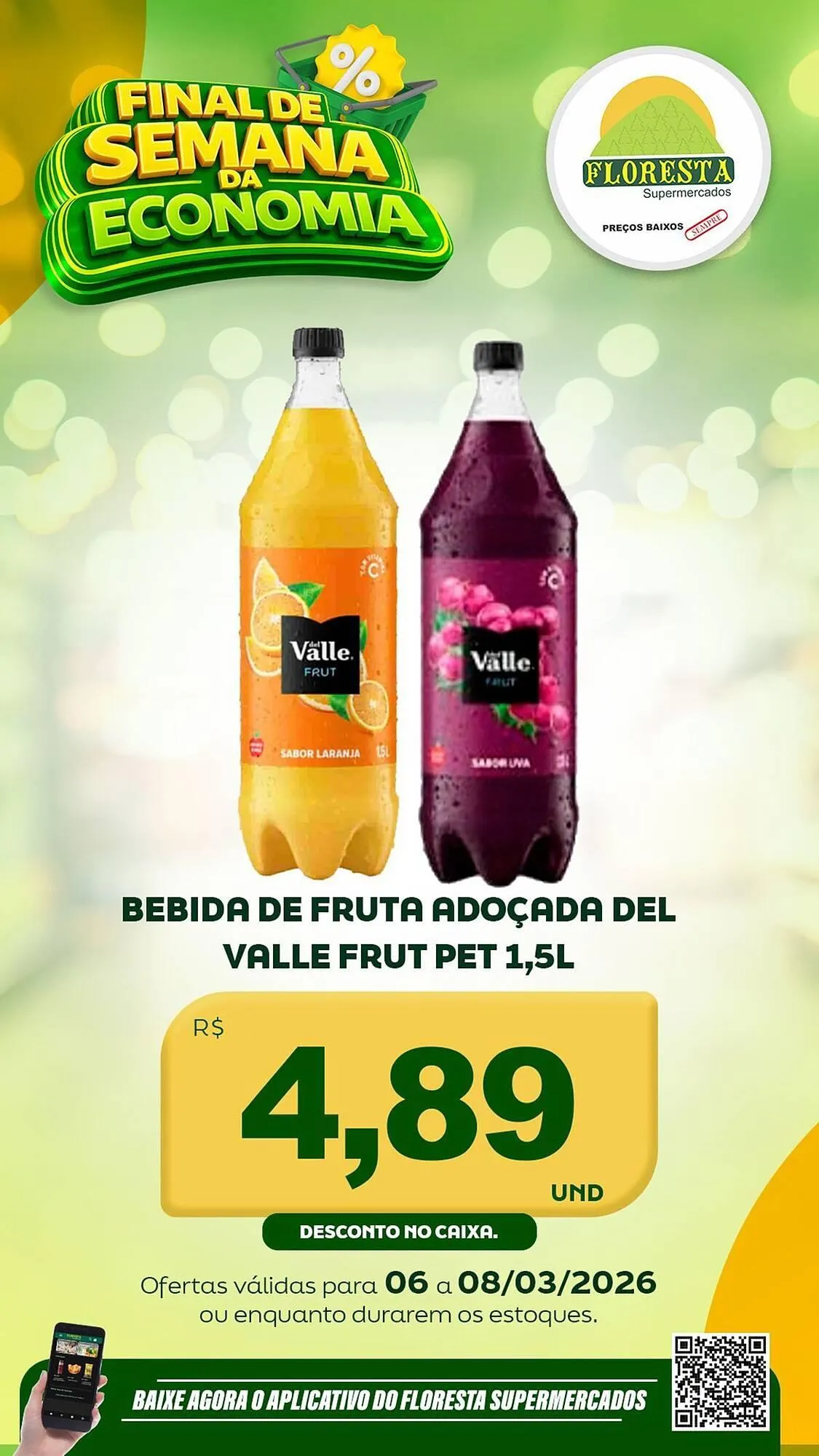 Encarte de Catálogo Floresta Supermercados 6 de março até 8 de março 2026 - Pagina 43