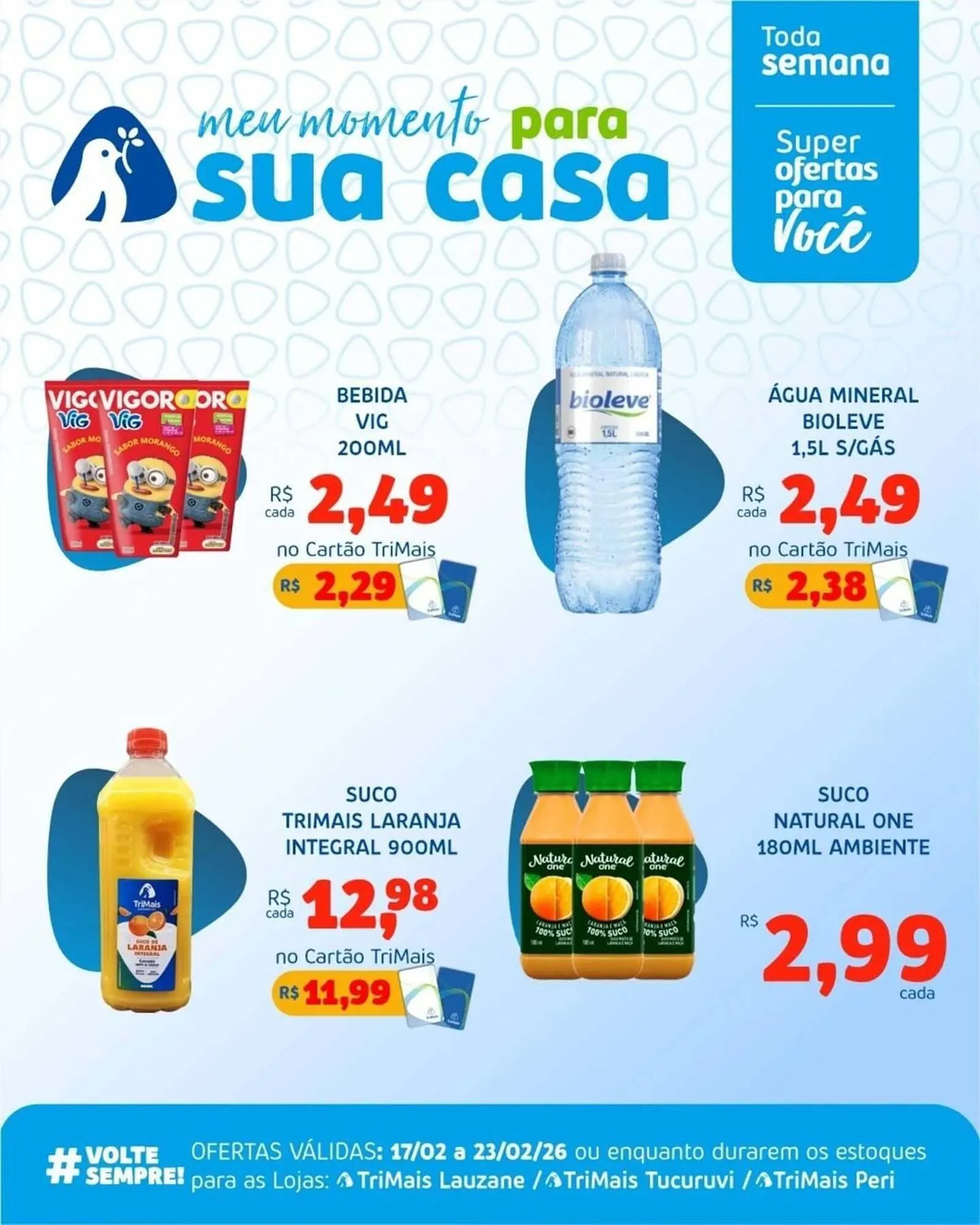 Encarte de Catálogo Trimais Supermercado 17 de fevereiro até 23 de fevereiro 2026 - Pagina 8