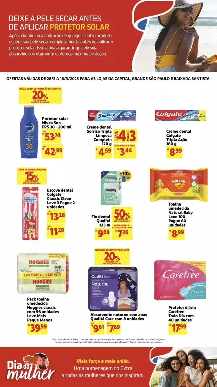 Encarte de Folheto Extra 28 de fevereiro até 16 de março 2025 - Pagina 2
