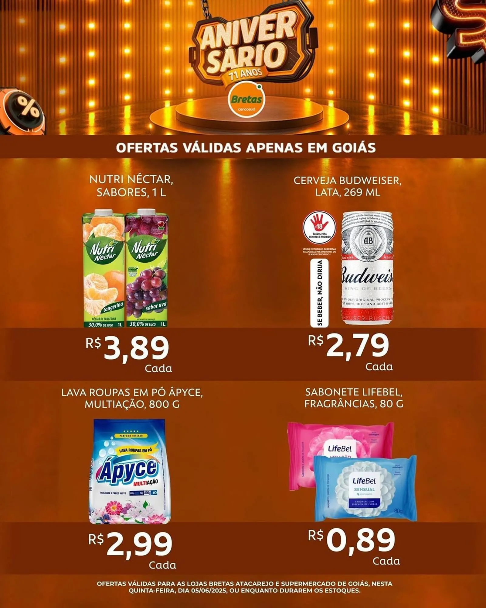Encarte de Catálogo Supermercados Bretas 5 de junho até 8 de junho 2025 - Pagina 8