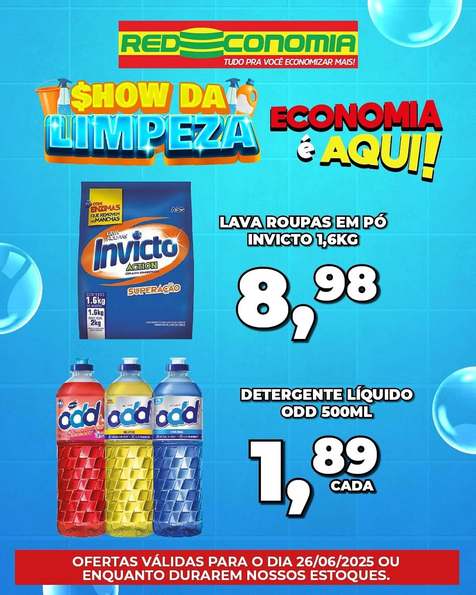 Encarte de Catálogo Rede Economia 25 de junho até 26 de junho 2025 - Pagina 1