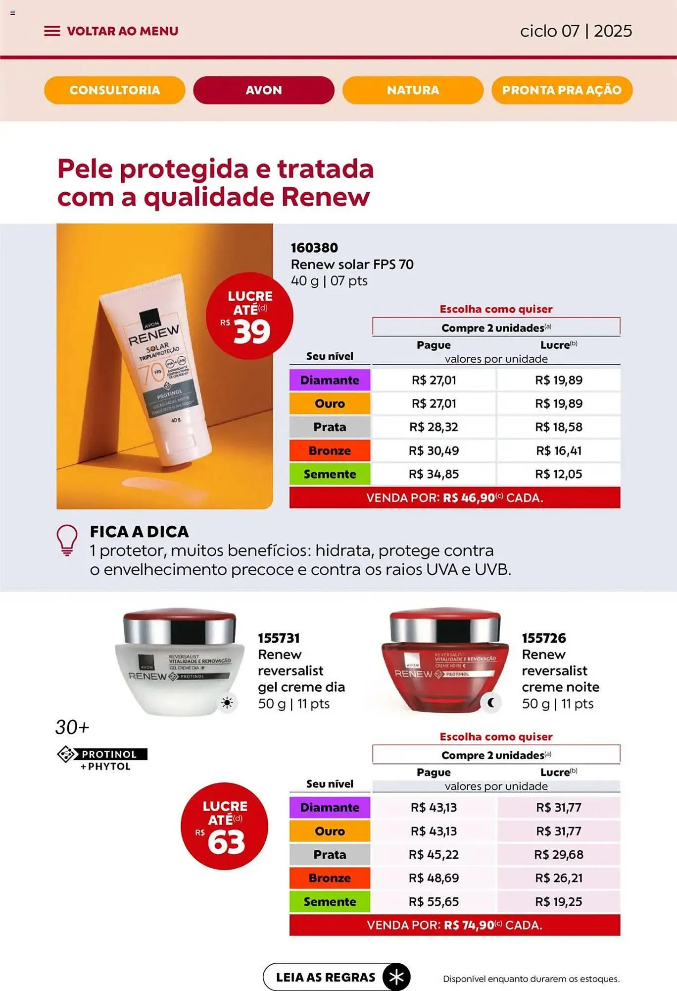 Encarte de Catálogo Avon 3 de abril até 1 de maio 2025 - Pagina 25