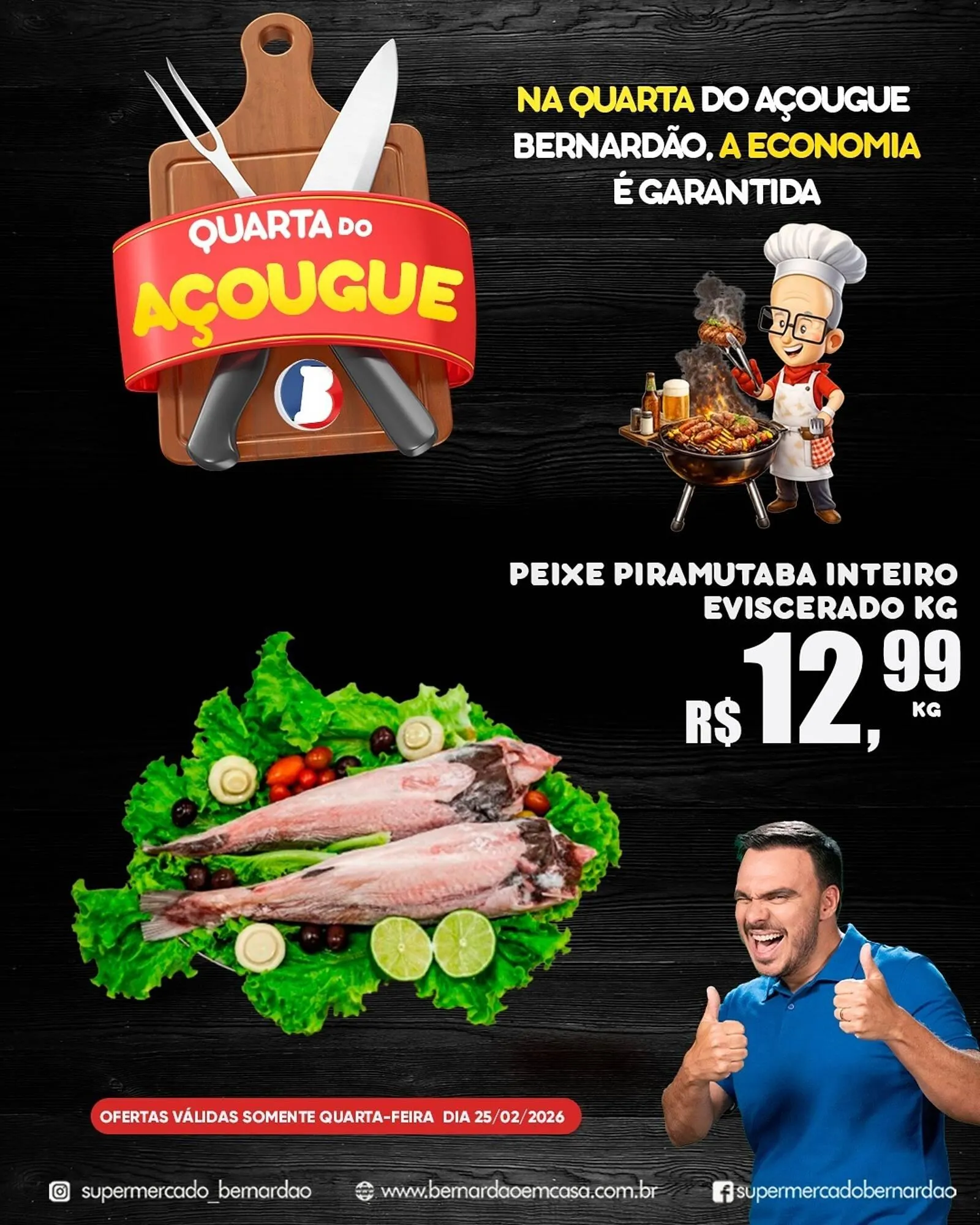 Encarte de Catálogo Supermercado Bernardão 25 de fevereiro até 25 de fevereiro 2026 - Pagina 4