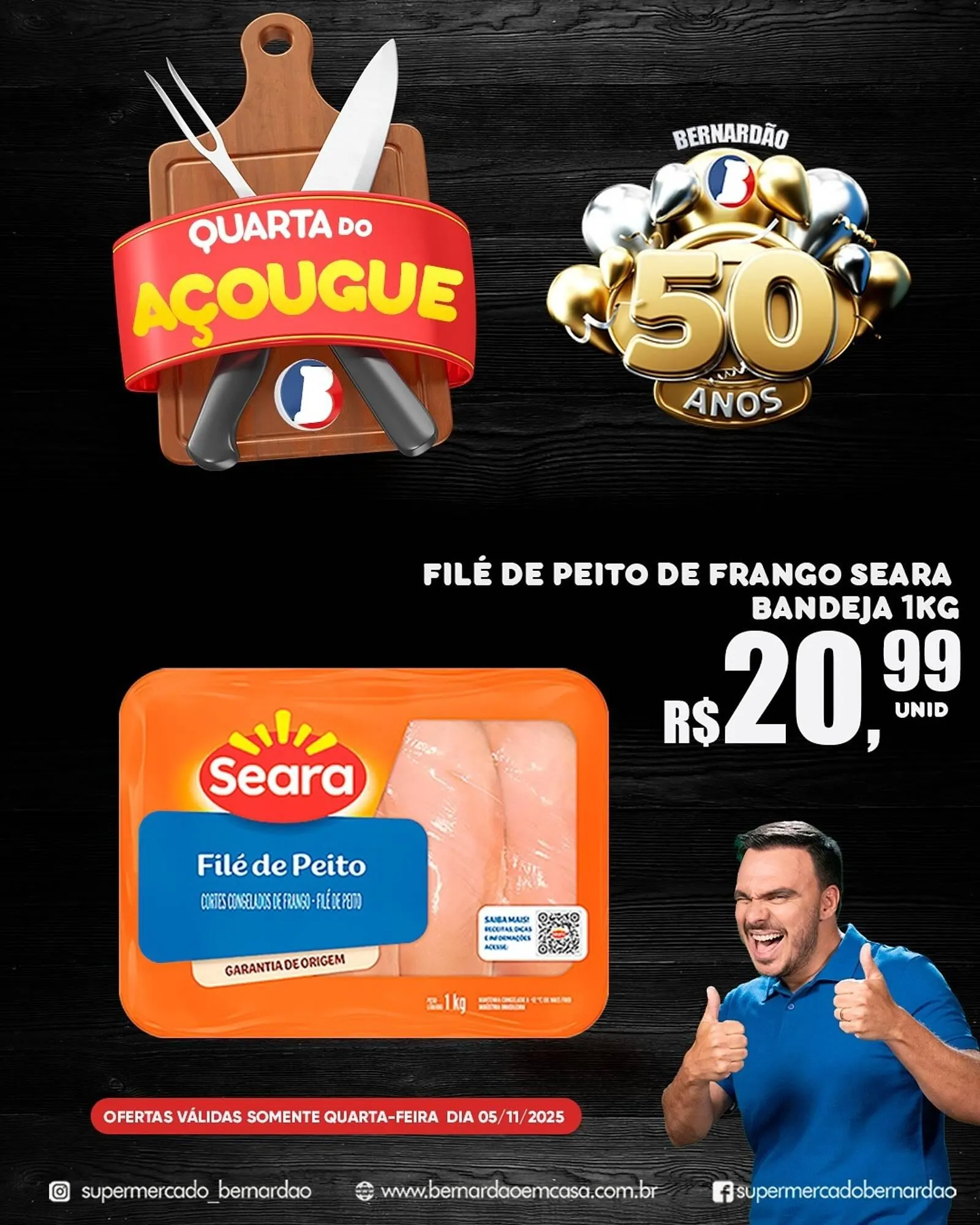 Encarte de Catálogo Supermercado Bernardão 5 de novembro até 5 de novembro 2025 - Pagina 4