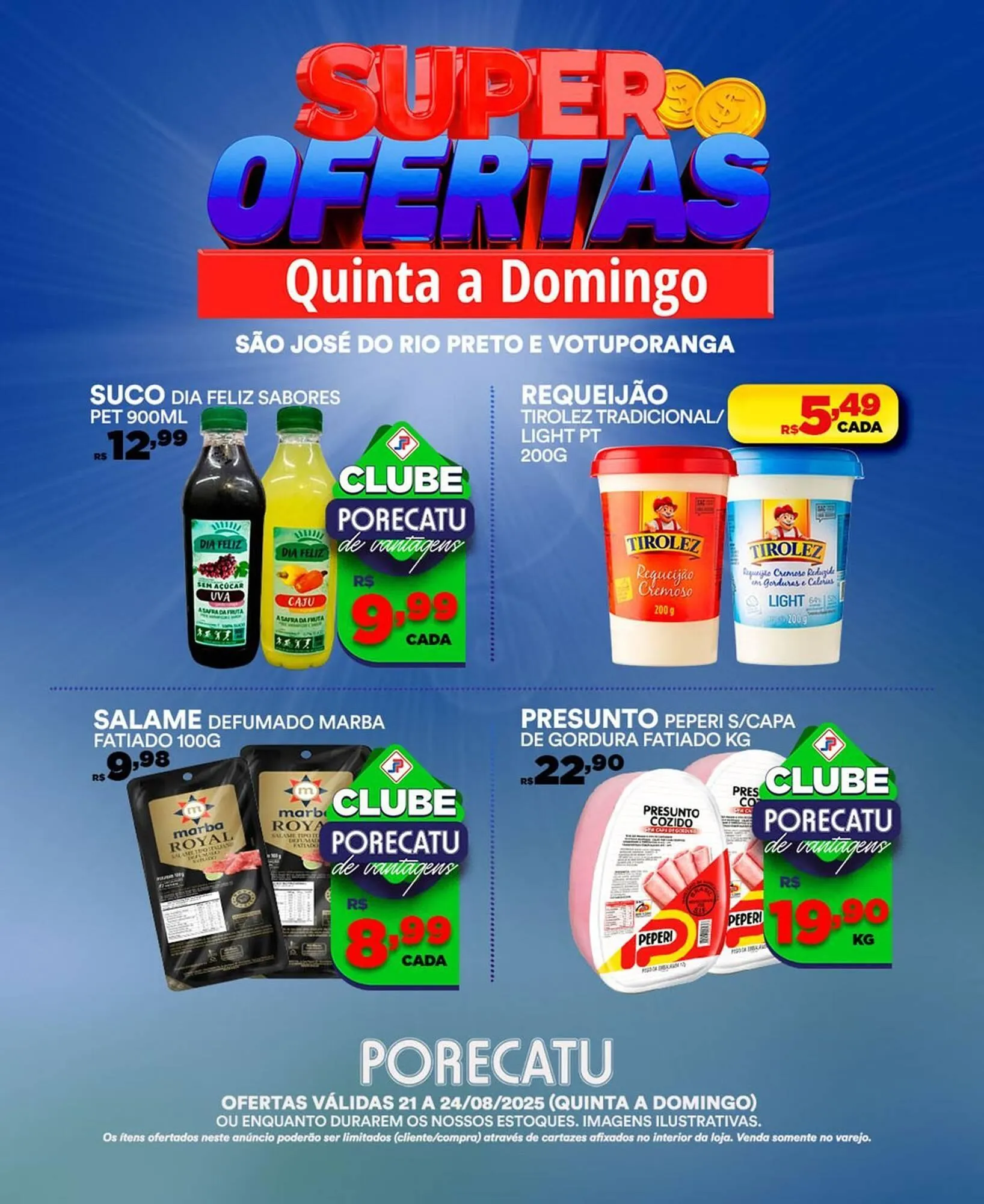 Encarte de Catálogo Supermercado Porecatu 21 de agosto até 24 de agosto 2025 - Pagina 8