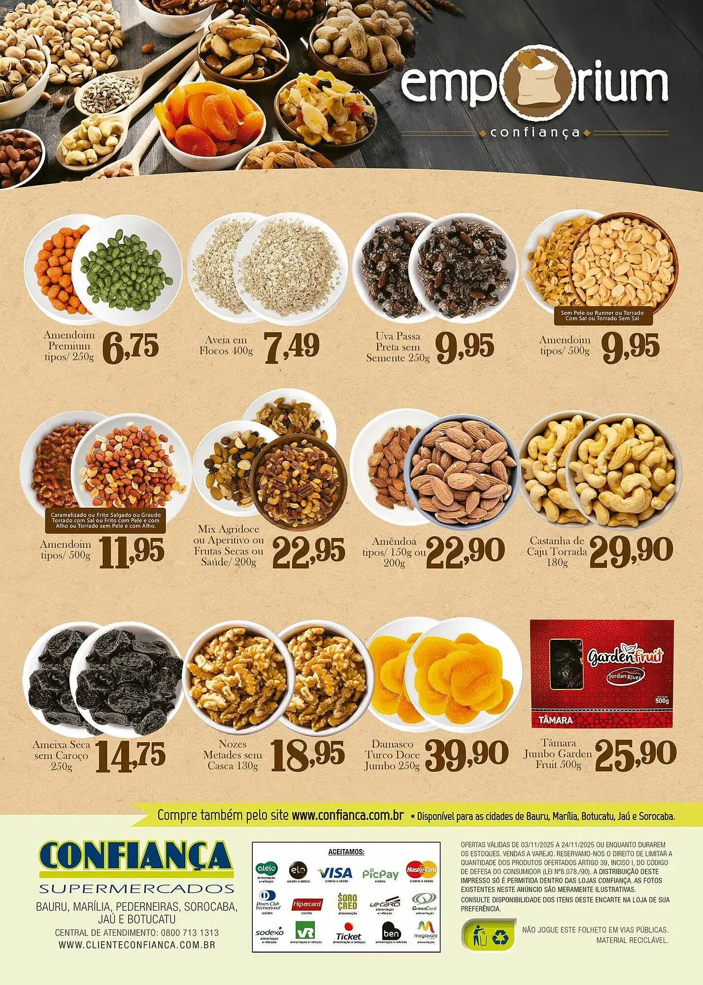 Encarte de Catálogo Confiança Supermercados 3 de novembro até 25 de novembro 2025 - Pagina 2