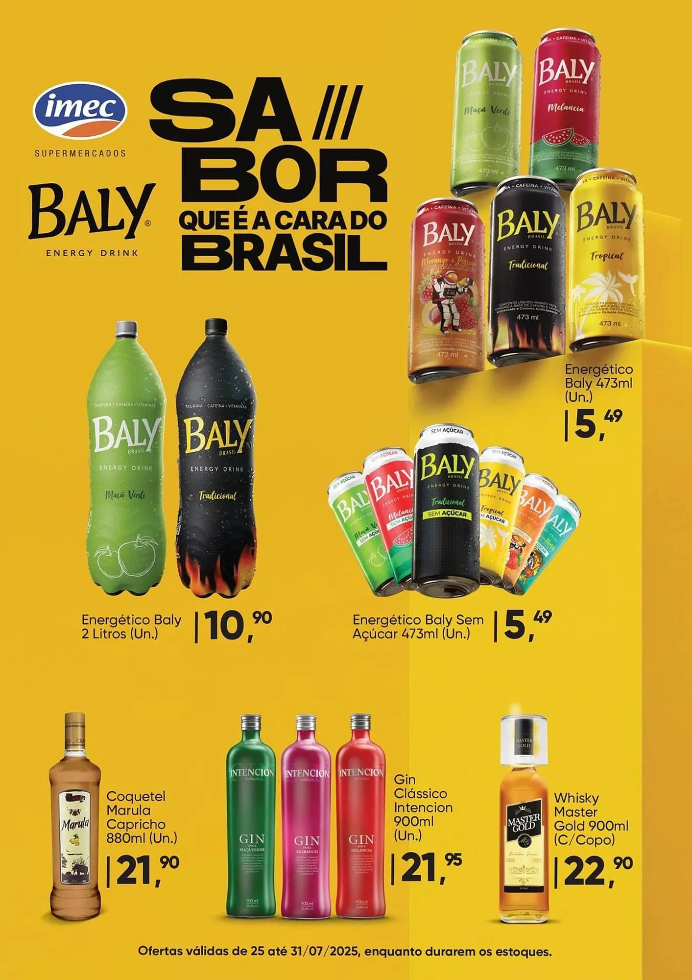 Encarte de Catálogo Imec Supermercados 25 de julho até 31 de julho 2025 - Pagina 1