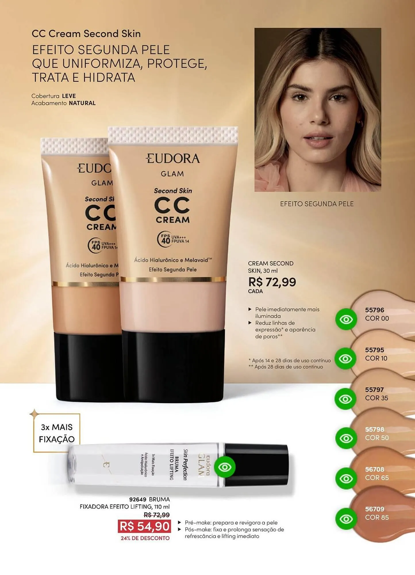 Encarte de Catálogo Eudora 23 de abril até 30 de junho 2025 - Pagina 57