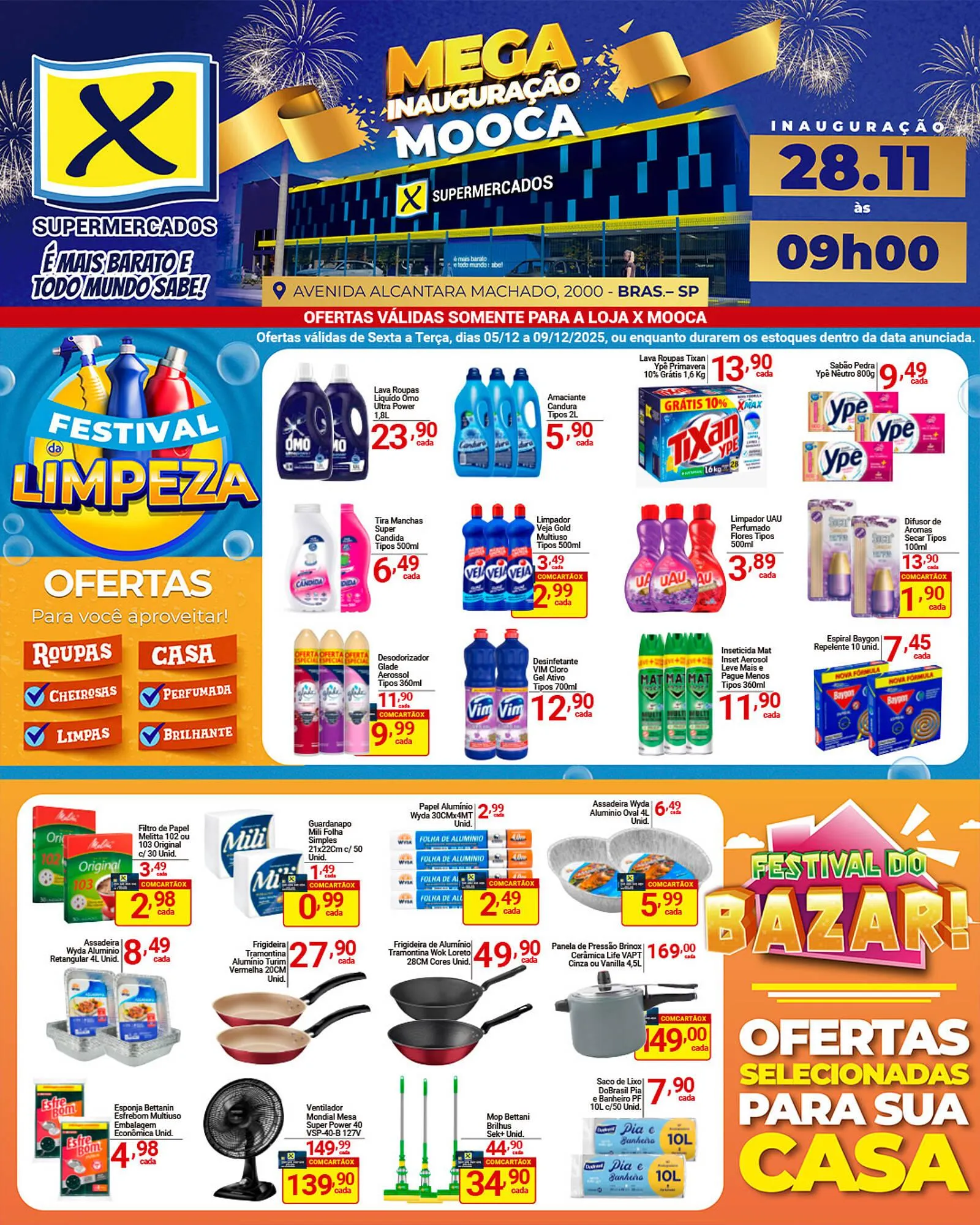 Encarte de Folheto X Supermercados 5 de dezembro até 9 de dezembro 2025 - Pagina 2