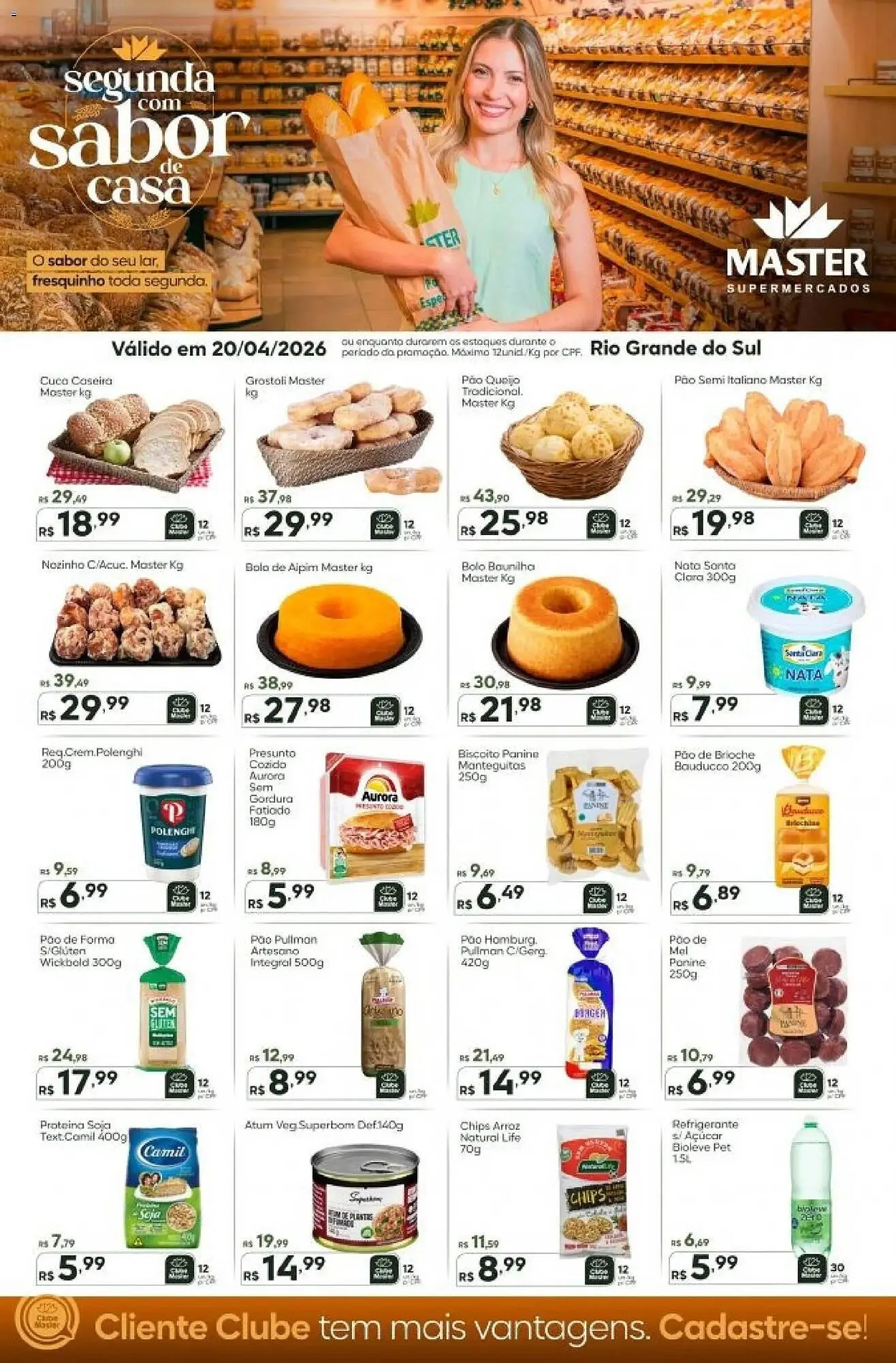 Encarte de Folheto Master Supermercados 20 de abril até 20 de abril 2026 - Pagina 1