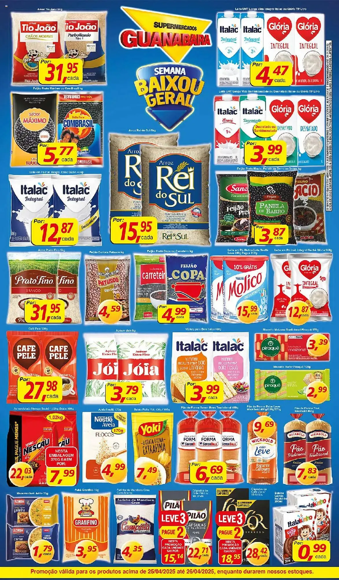 Encarte de Catálogo Supermercados Guanabara 25 de abril até 26 de abril 2025 - Pagina 2