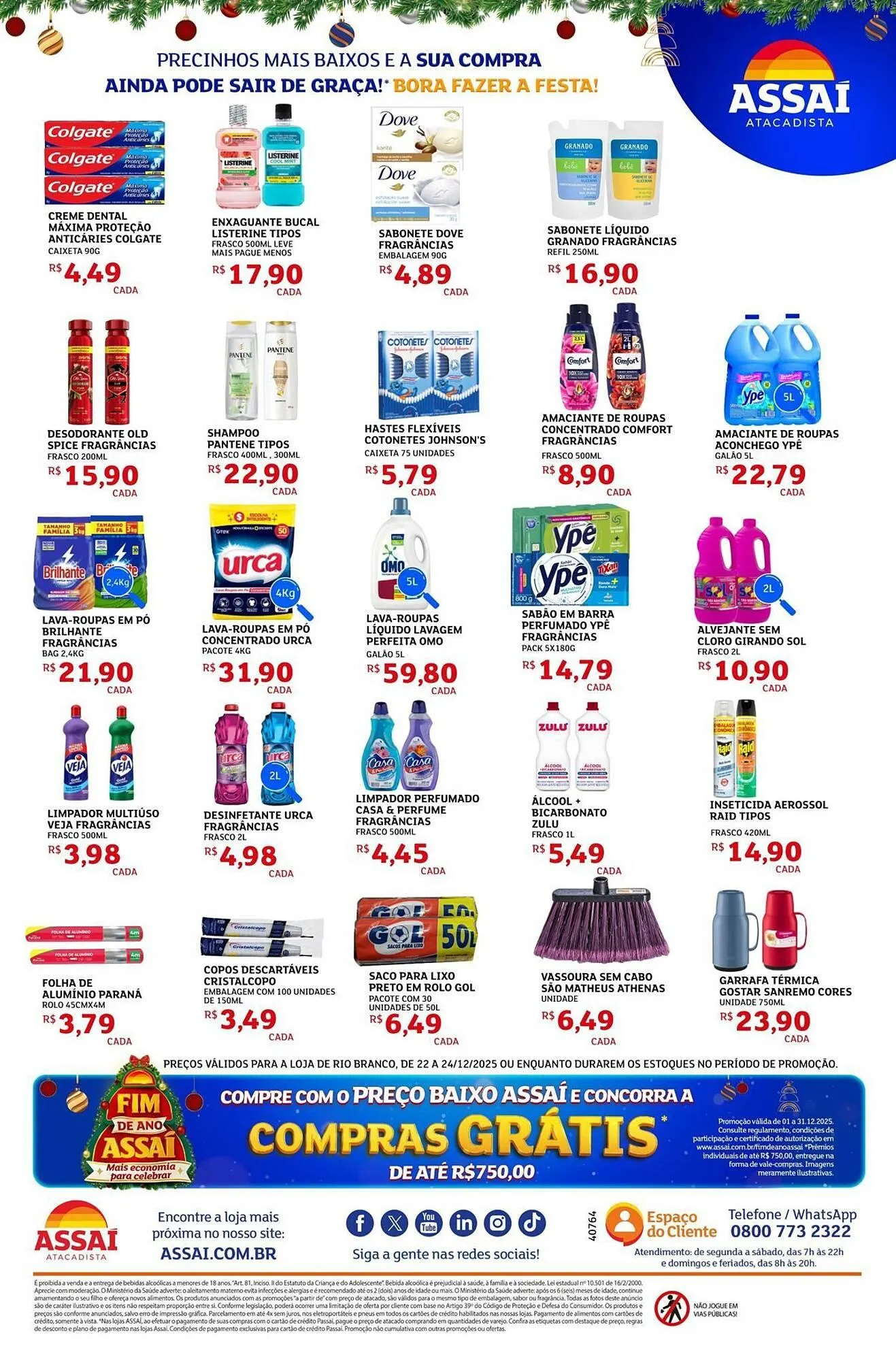 Encarte de Encarte Assaí Atacadista 22 de dezembro até 24 de dezembro 2025 - Pagina 4