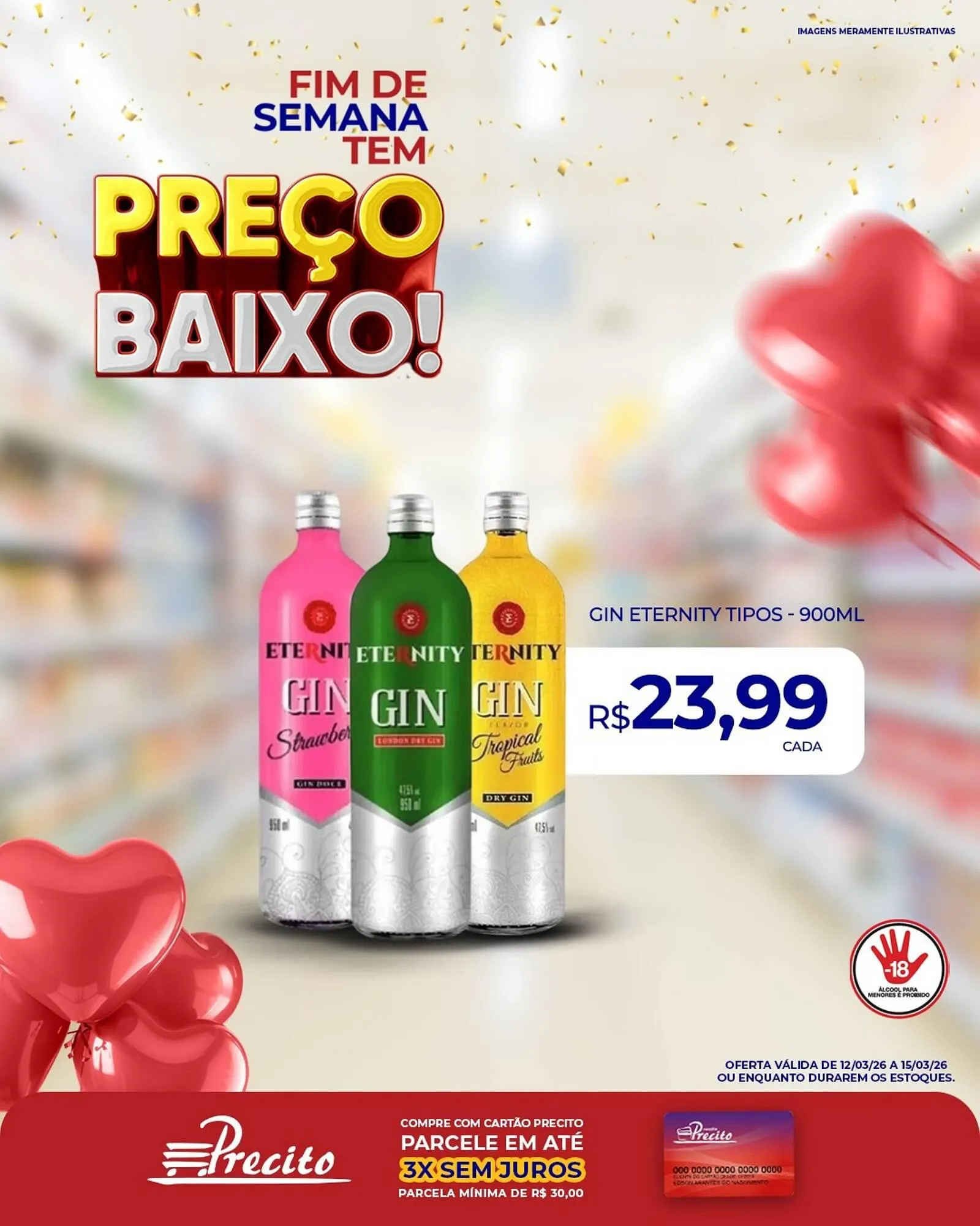 Encarte de Catálogo Supermercado Precito 12 de março até 16 de março 2026 - Pagina 1