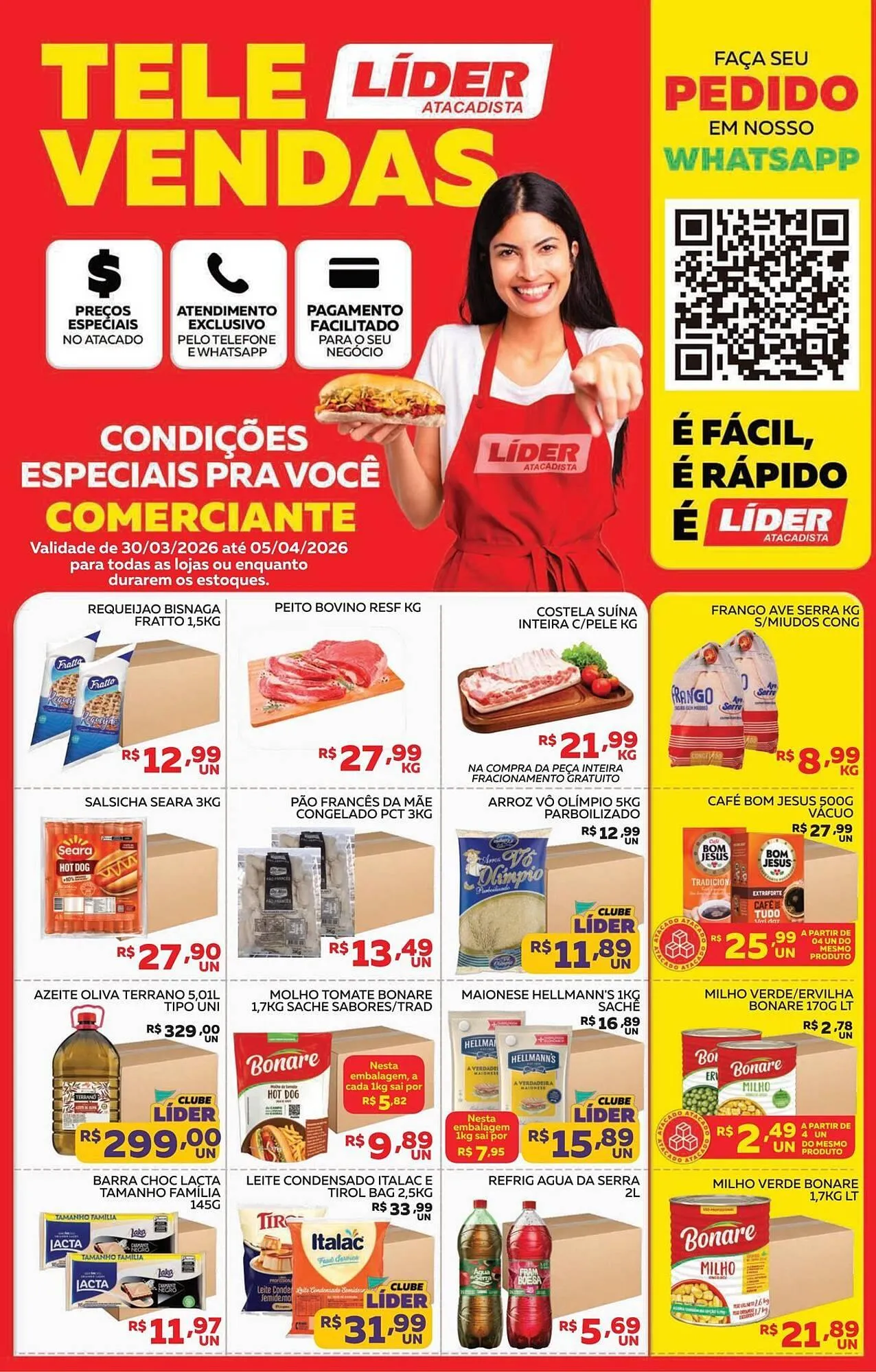 Encarte de Encarte Lider Atacadista 30 de março até 5 de abril 2026 - Pagina 1