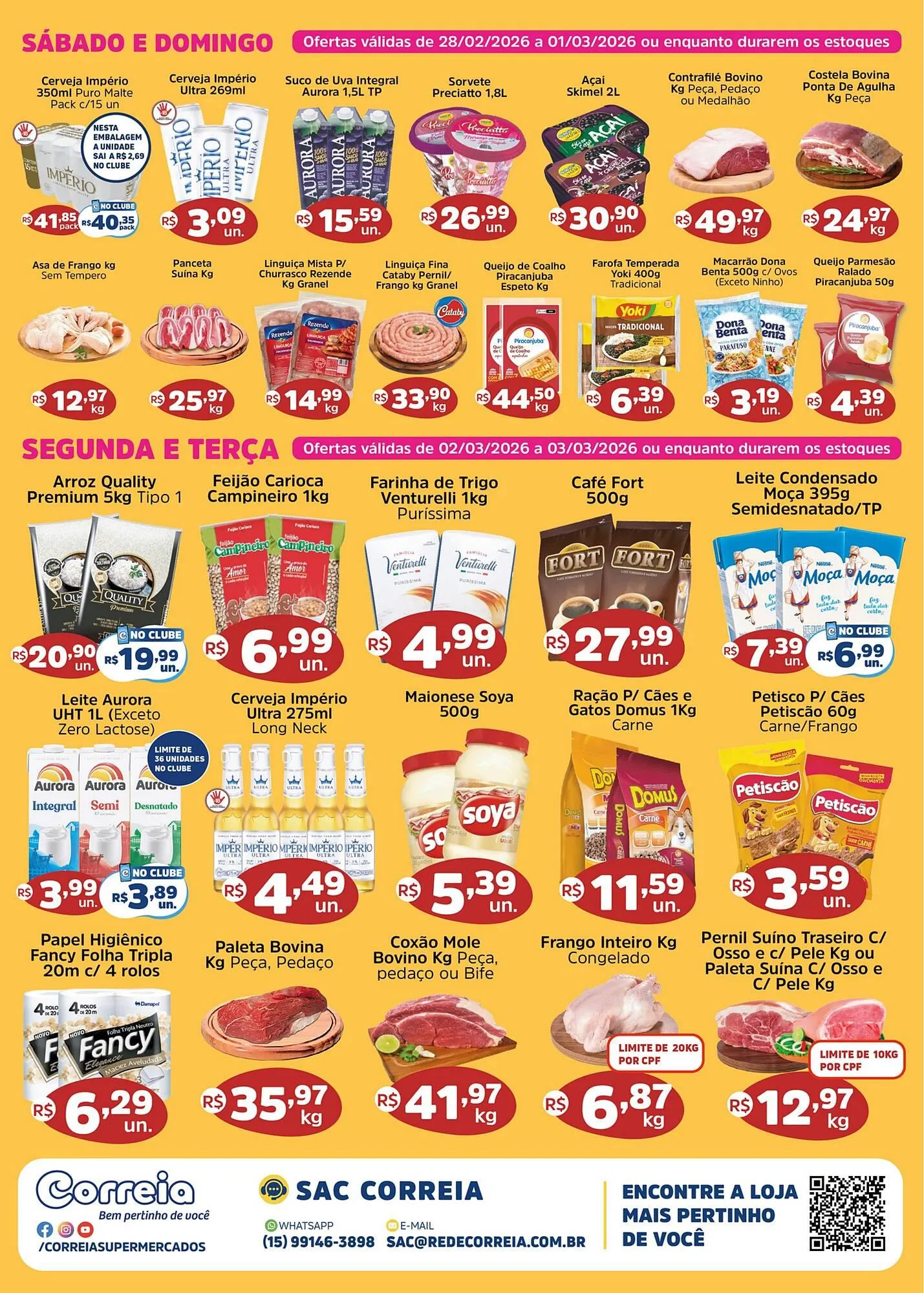 Encarte de Catálogo Supermercados Correia 27 de fevereiro até 3 de março 2026 - Pagina 2