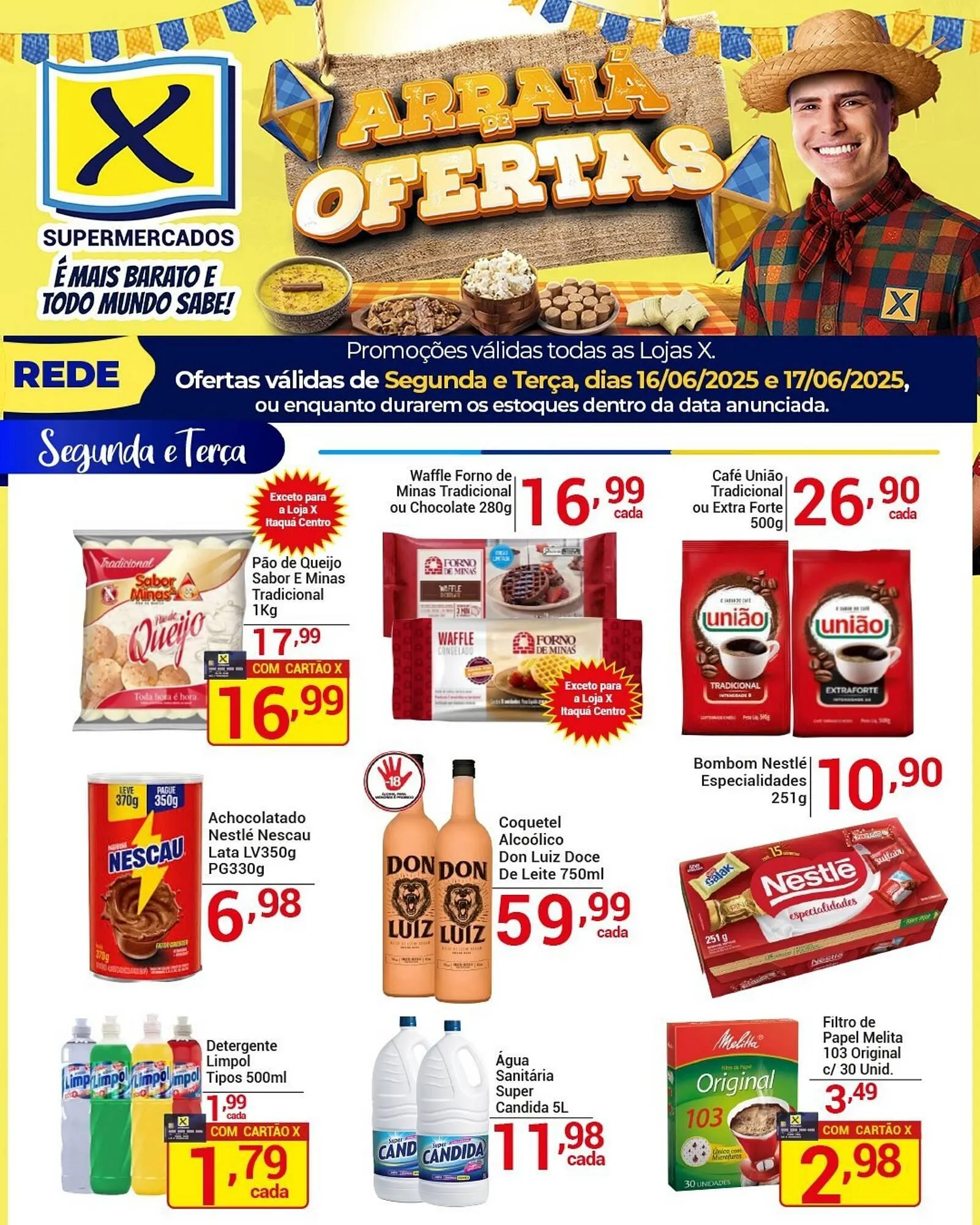 Encarte de Catálogo X Supermercados 16 de junho até 17 de junho 2025 - Pagina 2