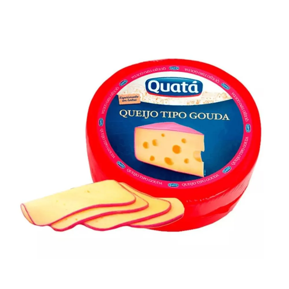 Queijo Tipo Gouda Quatá Fatiado Kg | Oba Hortifruti