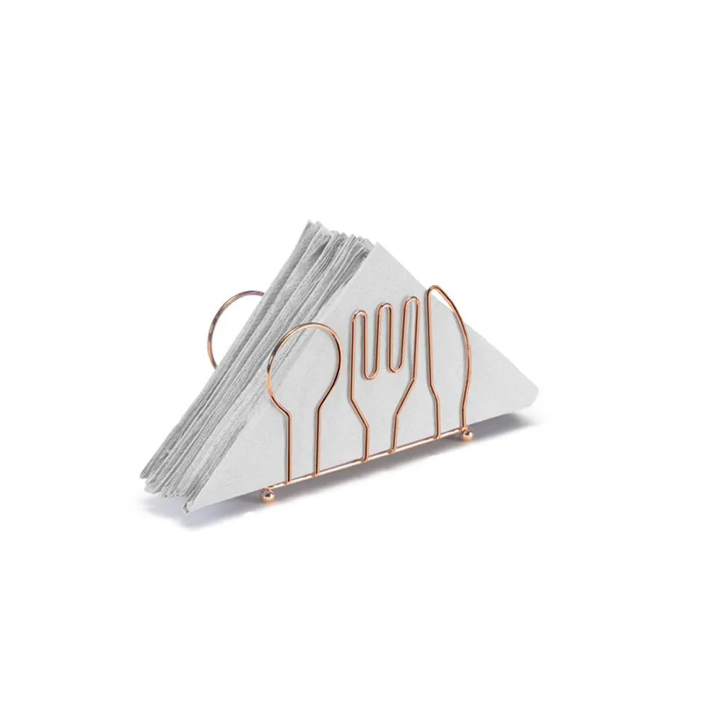 Porta Guardanapo 14,5cm Rose Gold - Arthi