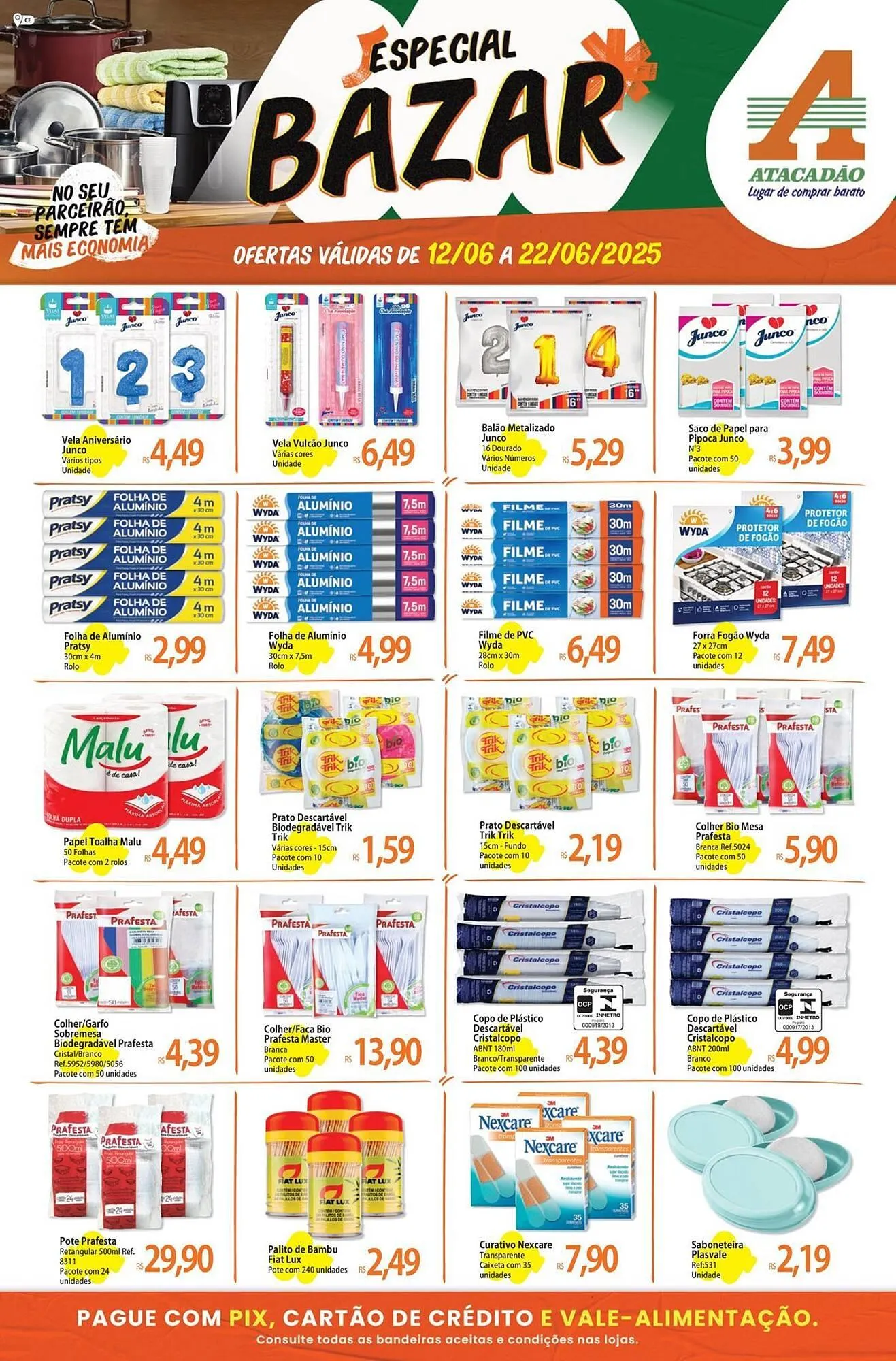 Encarte de Catálogo Atacadão 12 de junho até 22 de junho 2025 - Pagina 1
