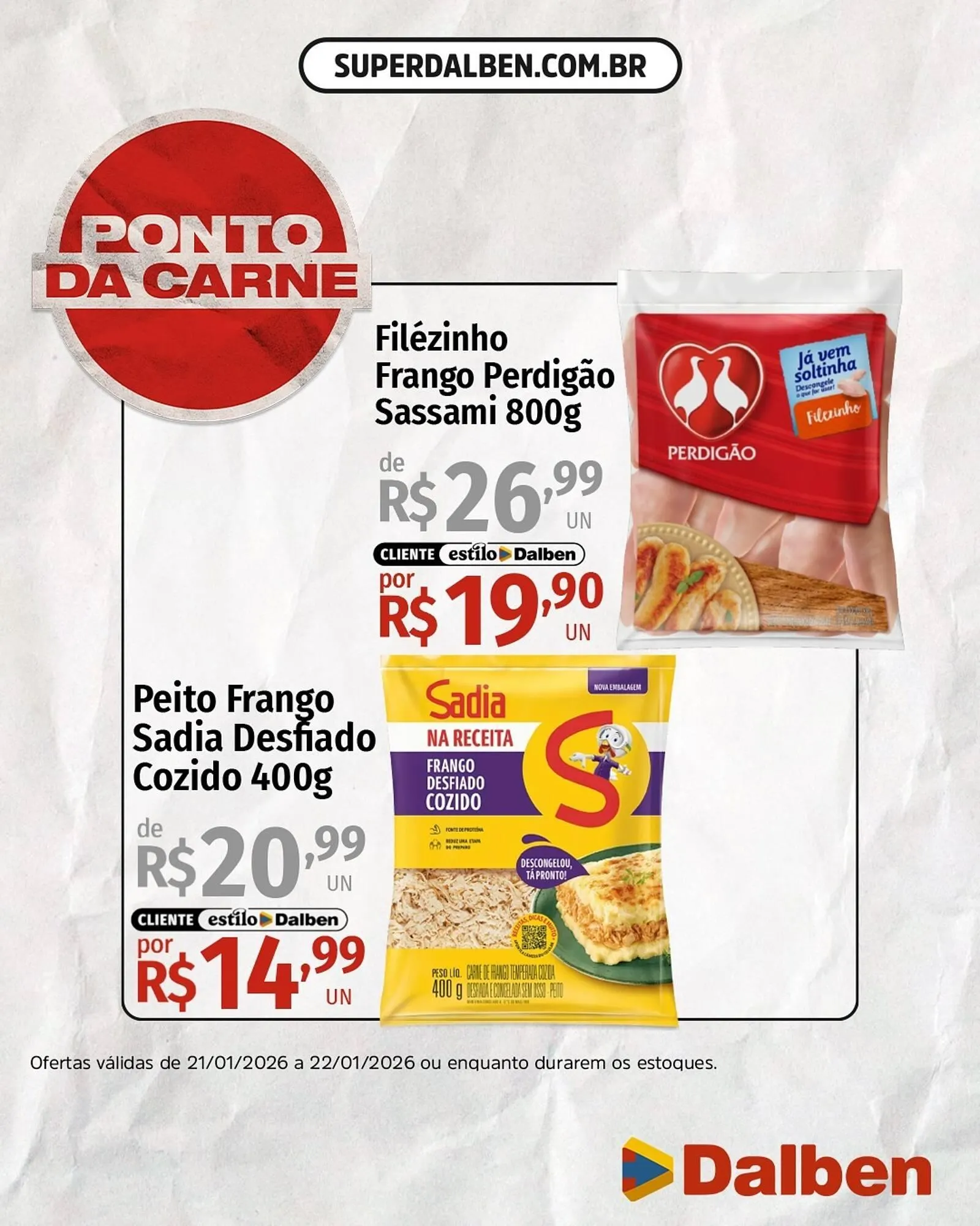 Encarte de Catálogo Supermercado Dalben 21 de janeiro até 22 de janeiro 2026 - Pagina 5