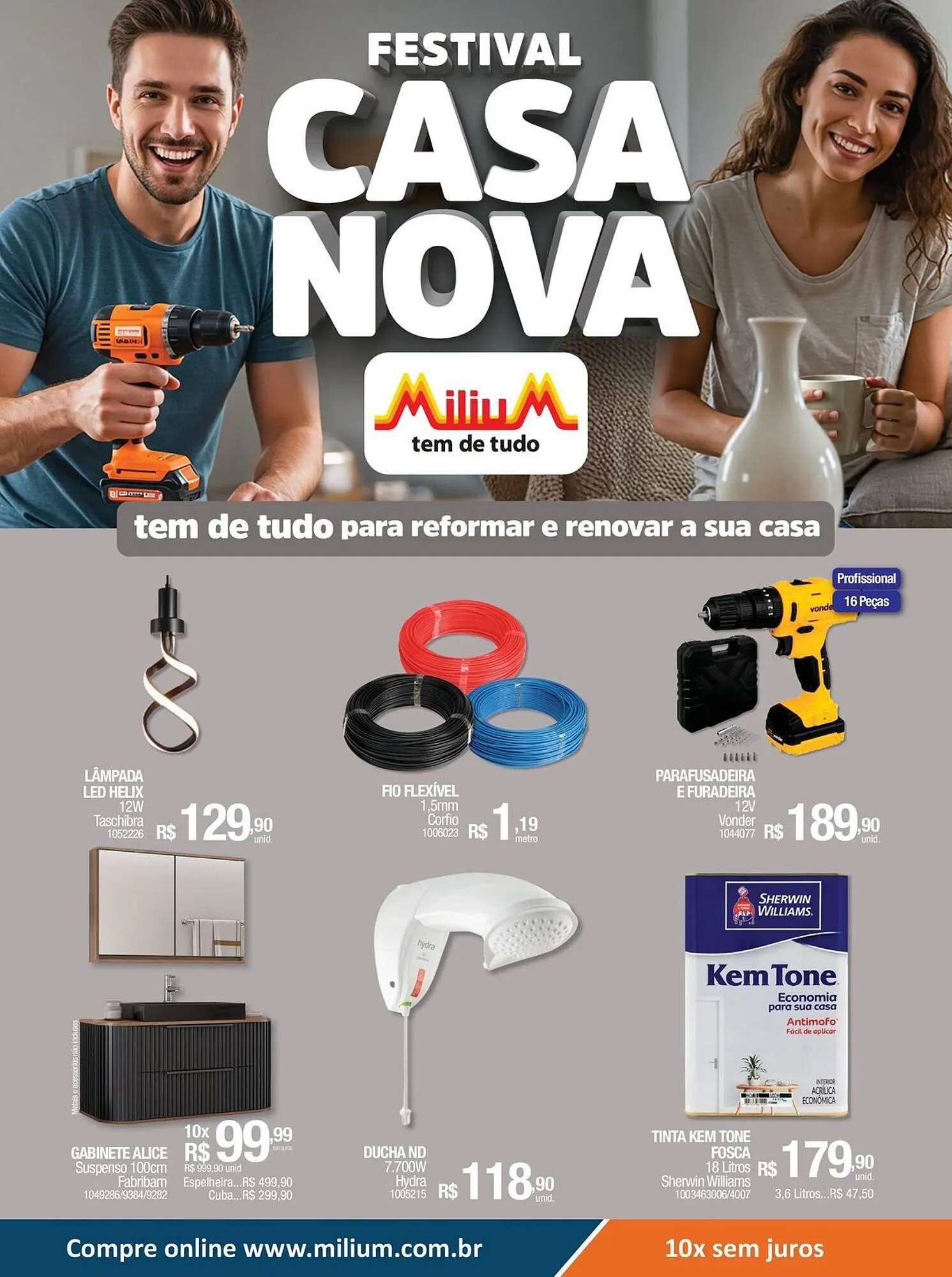 Encarte de Catálogo Milium 13 de agosto até 18 de agosto 2025 - Pagina 1