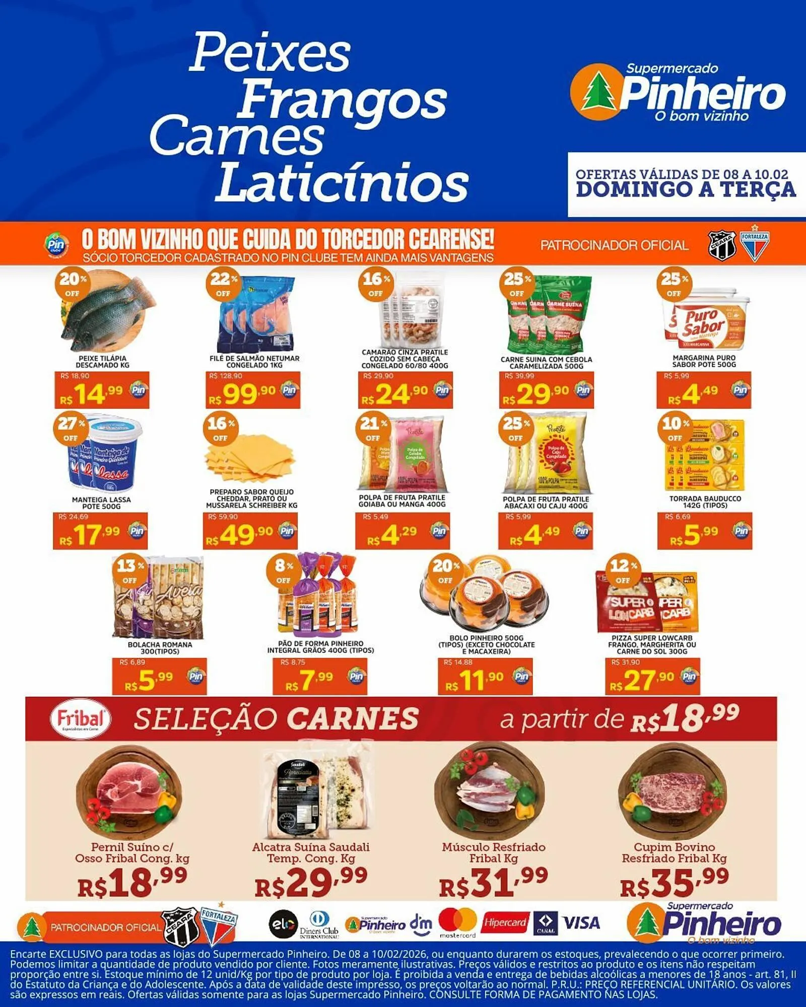 Encarte de Encarte Pinheiro Supermercado 8 de fevereiro até 10 de fevereiro 2026 - Pagina 3