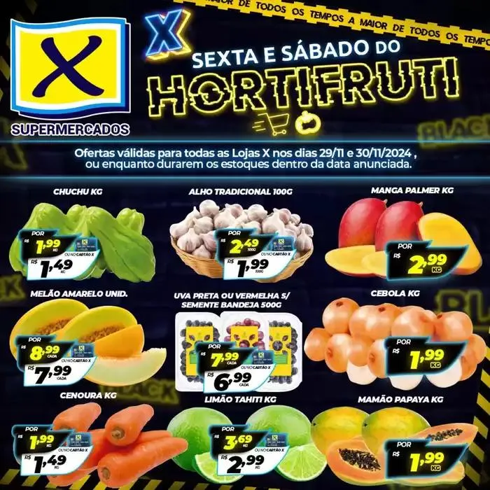 Encarte de Encarte X Supermercados 29 de novembro até 30 de novembro 2024 - Pagina 1