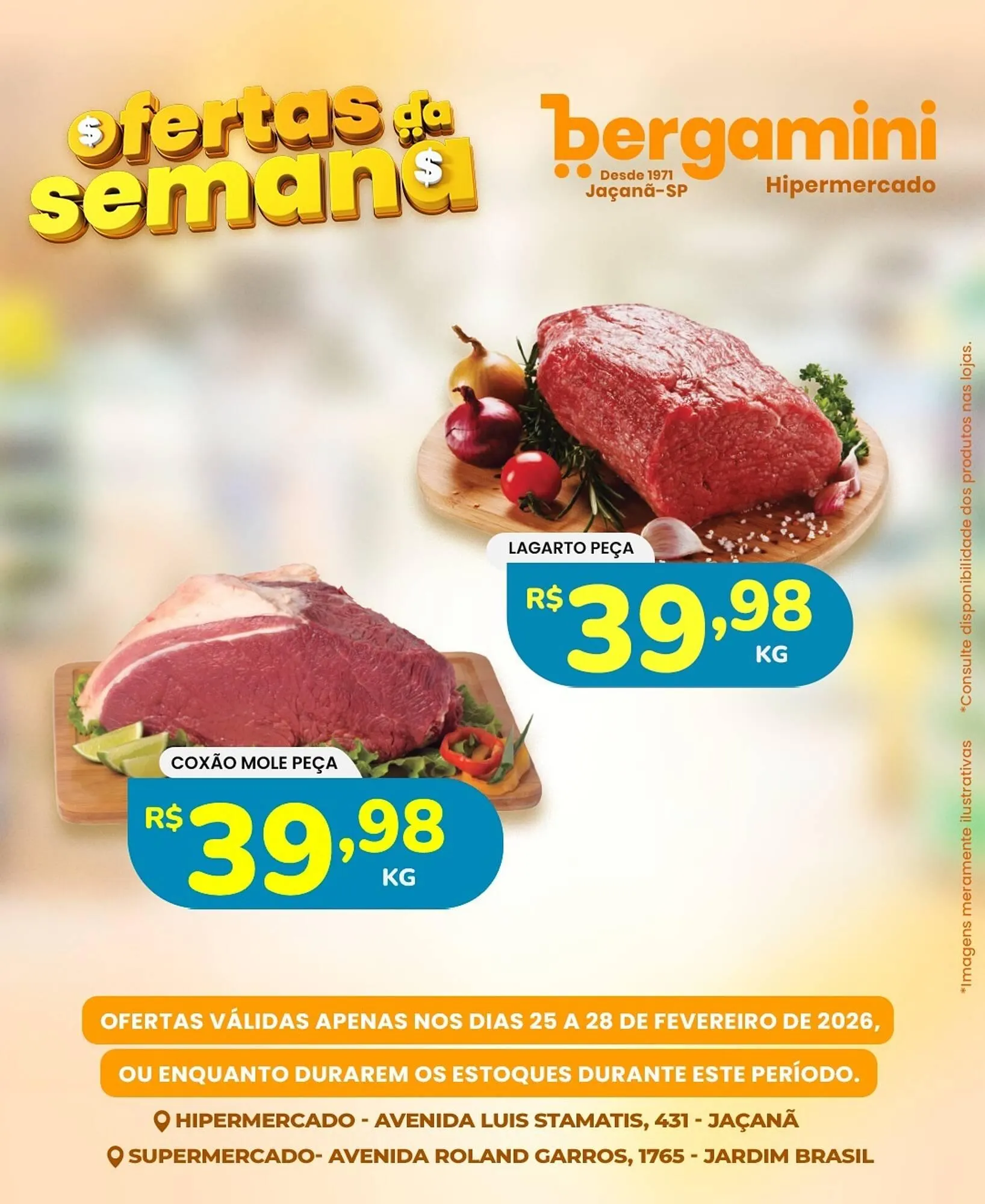 Encarte de Catálogo Supermercado Bergamini 25 de fevereiro até 28 de fevereiro 2026 - Pagina 1