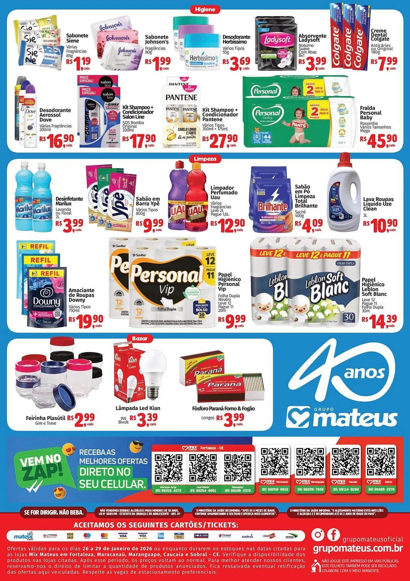 Encarte de Catálogo Supermercados Mateus 26 de janeiro até 29 de janeiro 2026 - Pagina 4