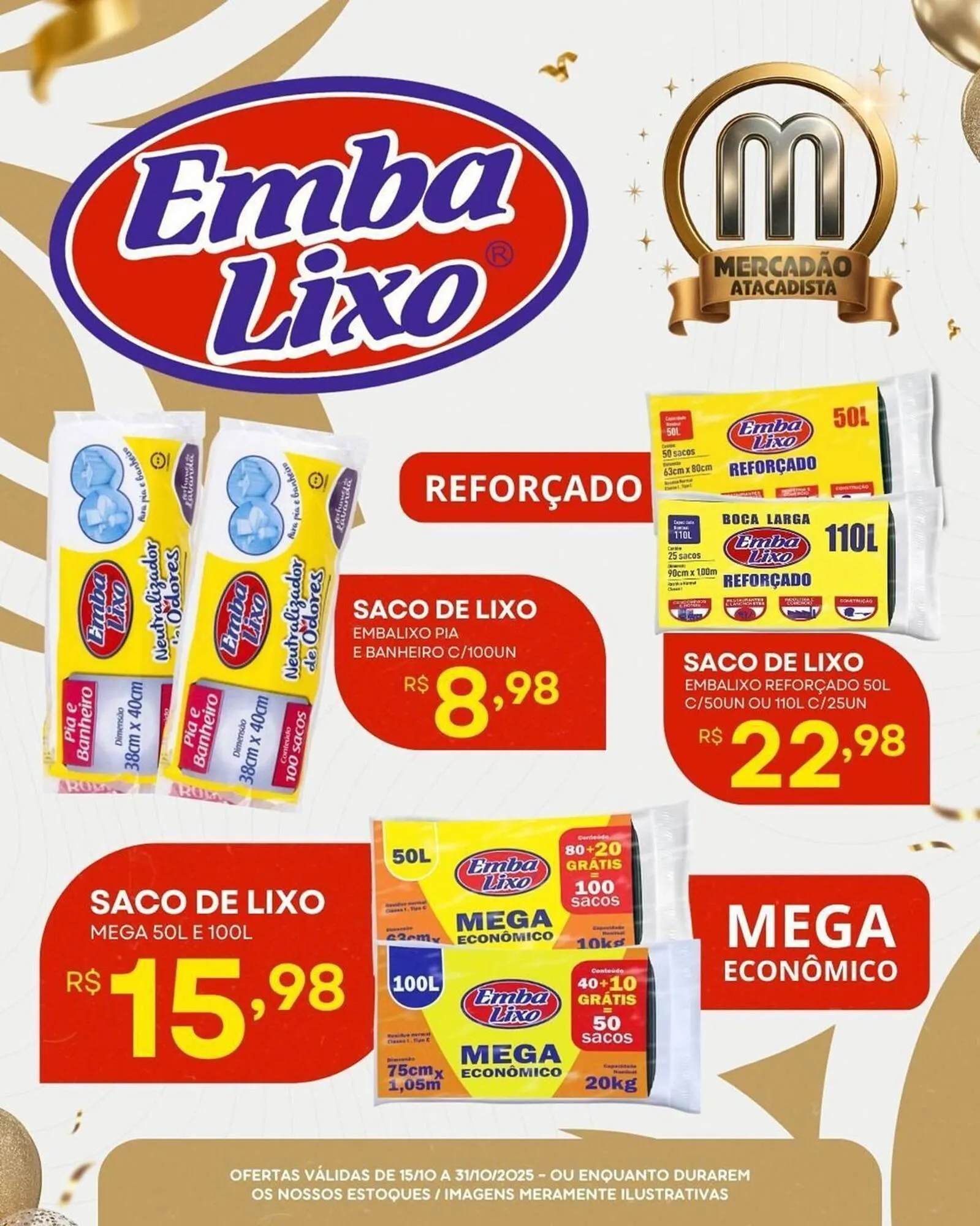 Encarte de Folheto Mercadão Atacadista 17 de outubro até 31 de outubro 2025 - Pagina 2