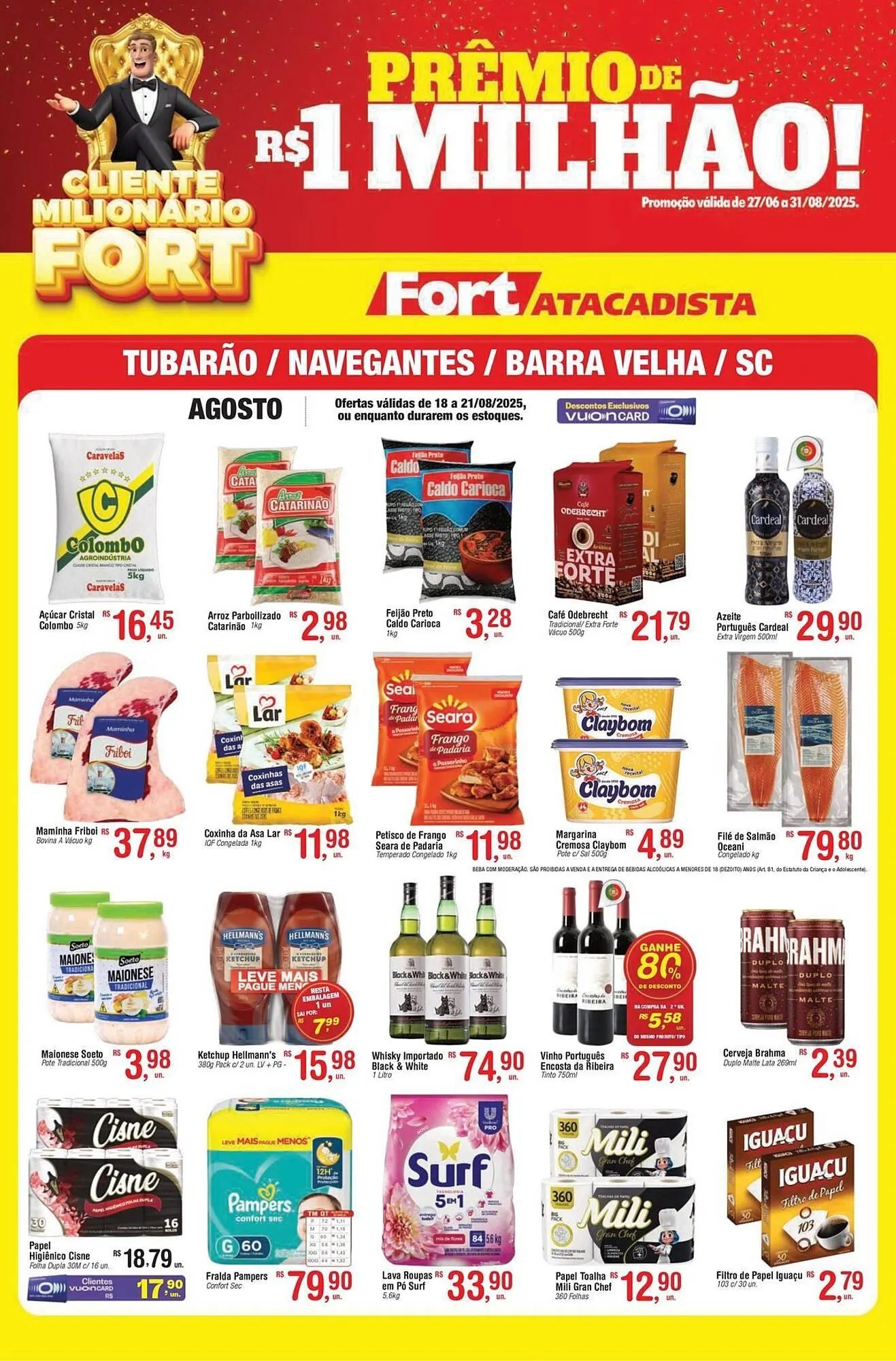 Encarte de Catálogo Fort Atacadista 18 de agosto até 21 de agosto 2025 - Pagina 1