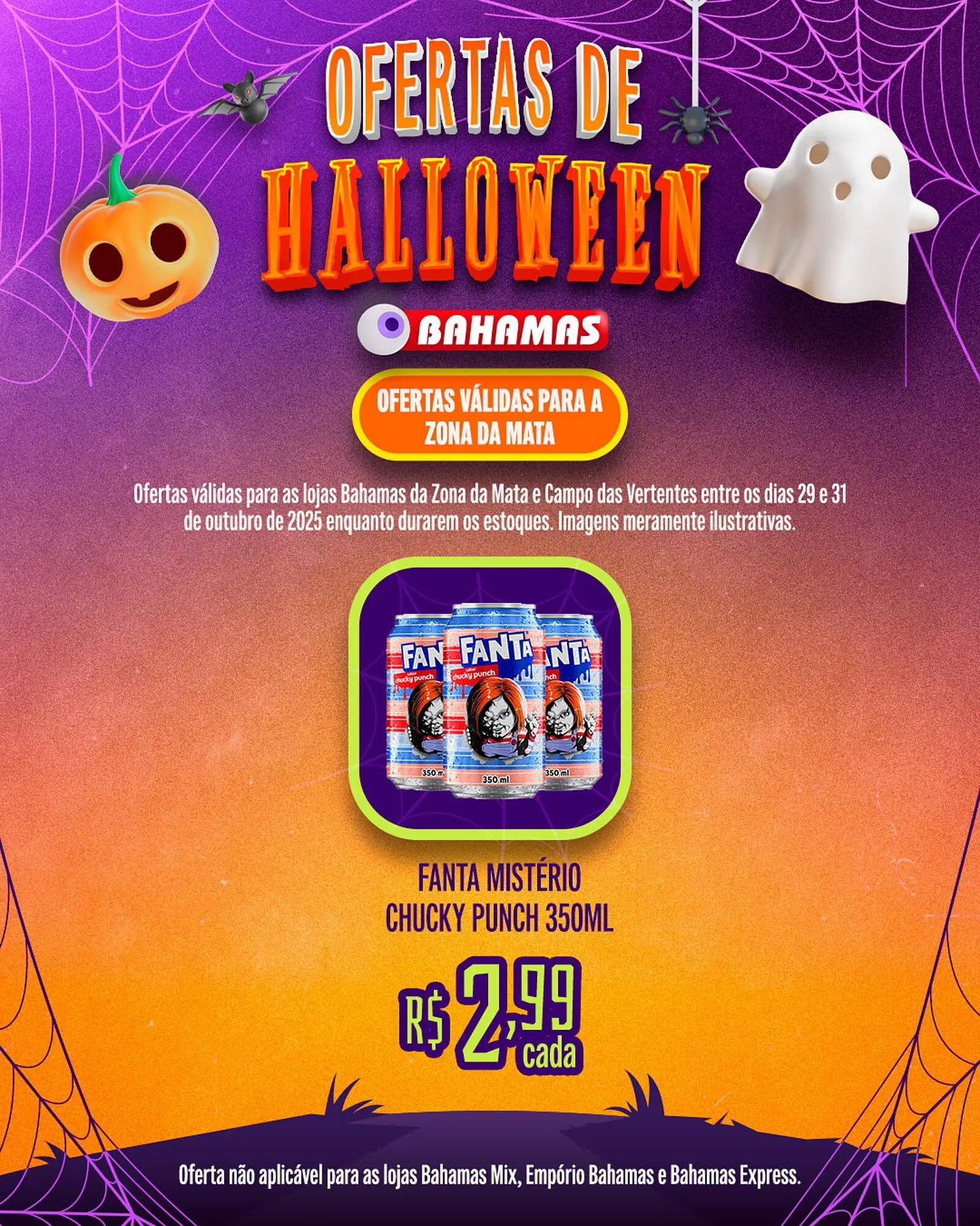 Encarte de Catálogo Bahamas Supermercados 29 de outubro até 31 de outubro 2025 - Pagina 3