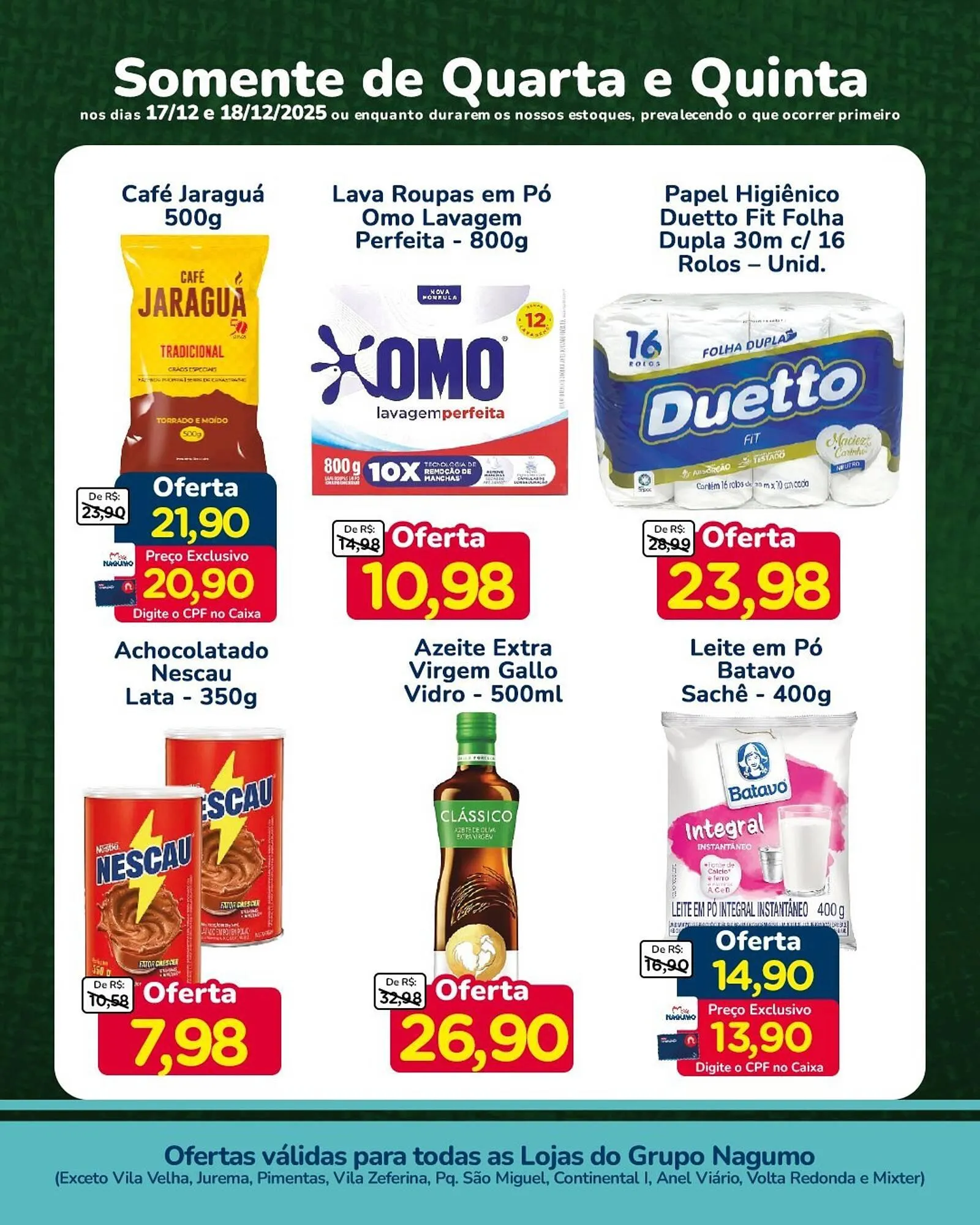 Encarte de Folheto Nagumo 17 de dezembro até 18 de dezembro 2025 - Pagina 2