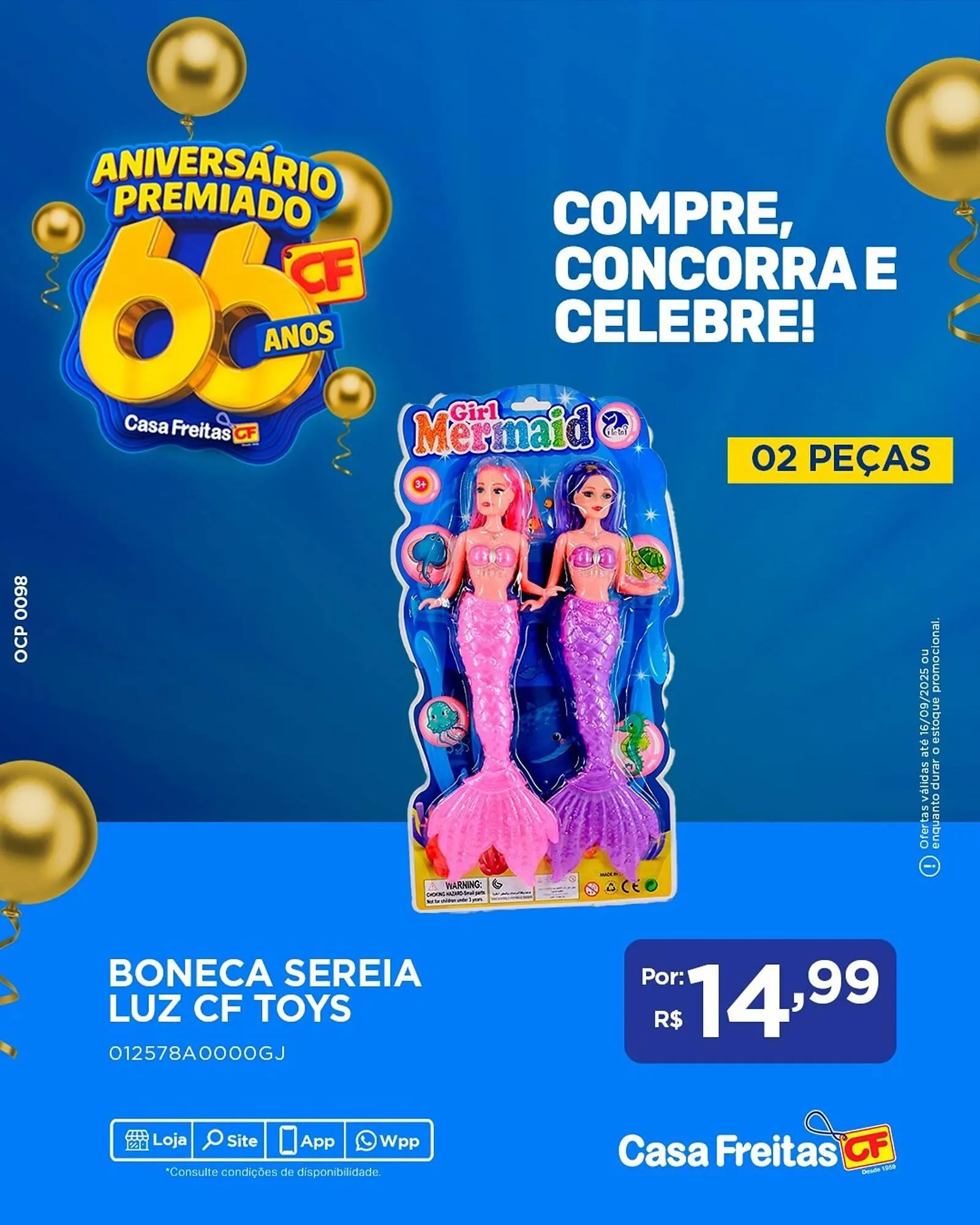 Encarte de Catálogo Casa Freitas 12 de setembro até 16 de setembro 2025 - Pagina 3