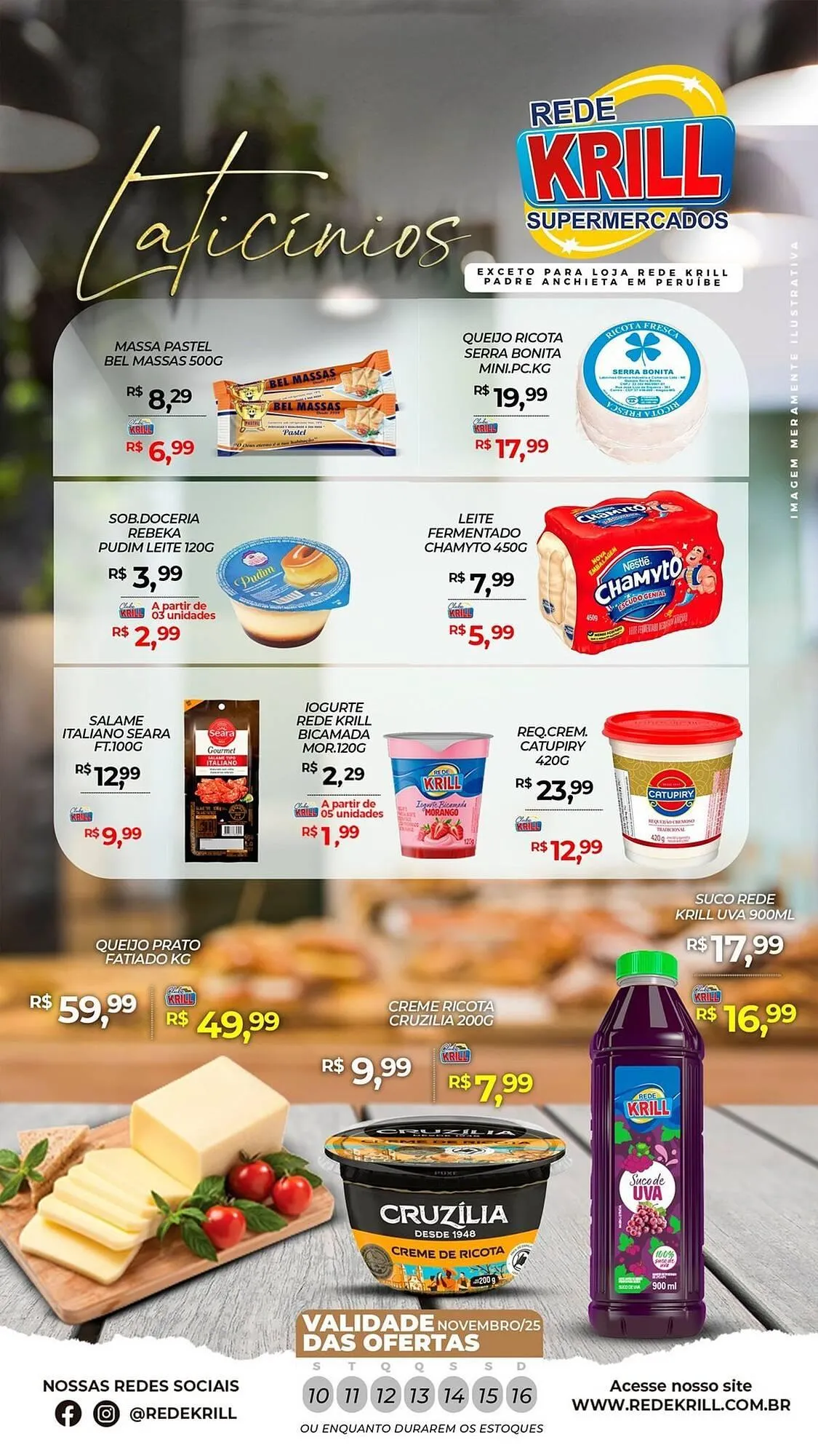 Encarte de Folheto Rede Krill 10 de novembro até 16 de novembro 2025 - Pagina 1